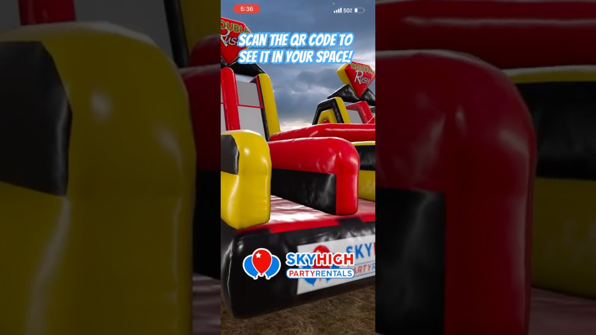 SkyHigh party rentals product featured video