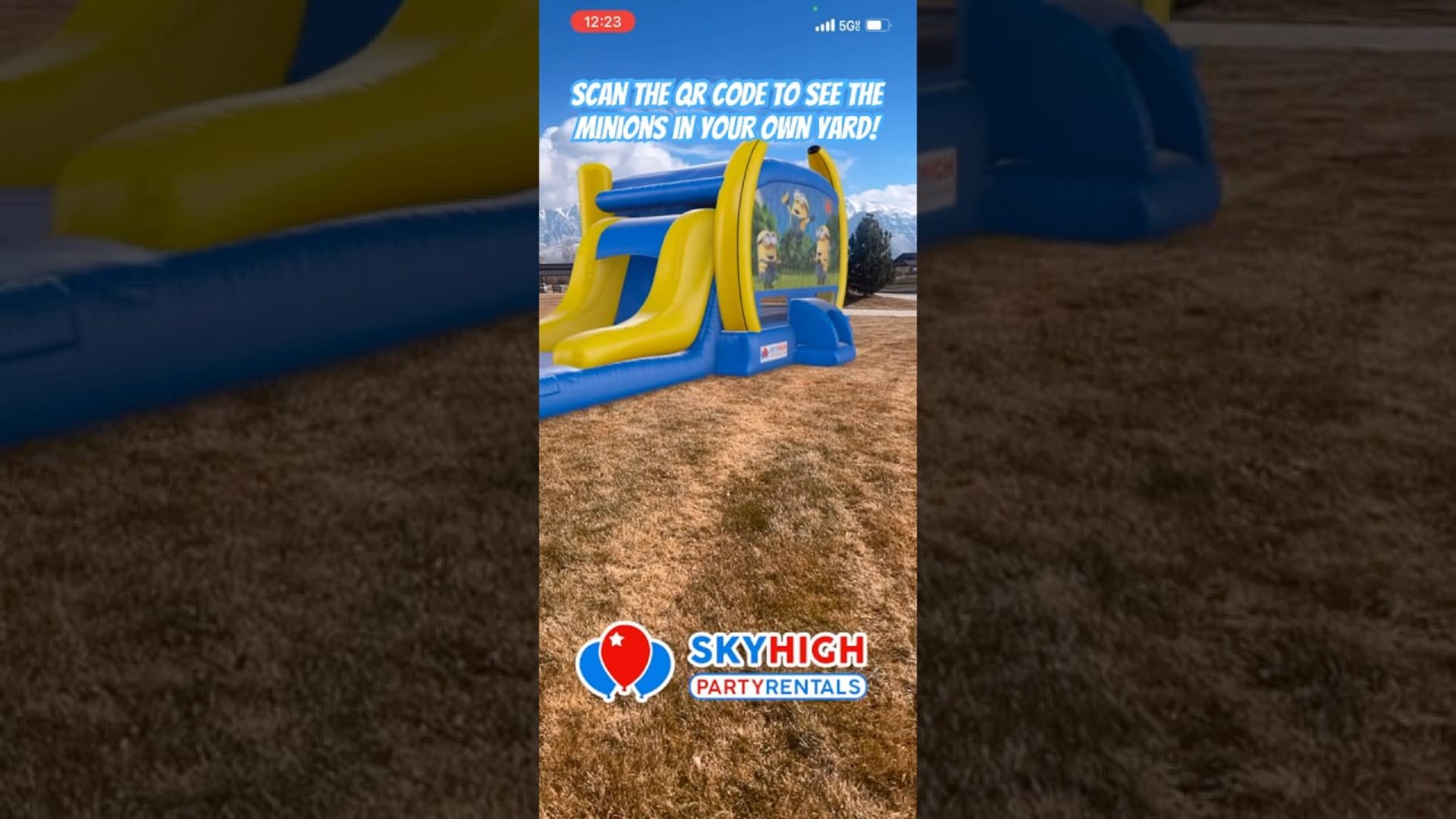 SkyHigh party rentals product featured video