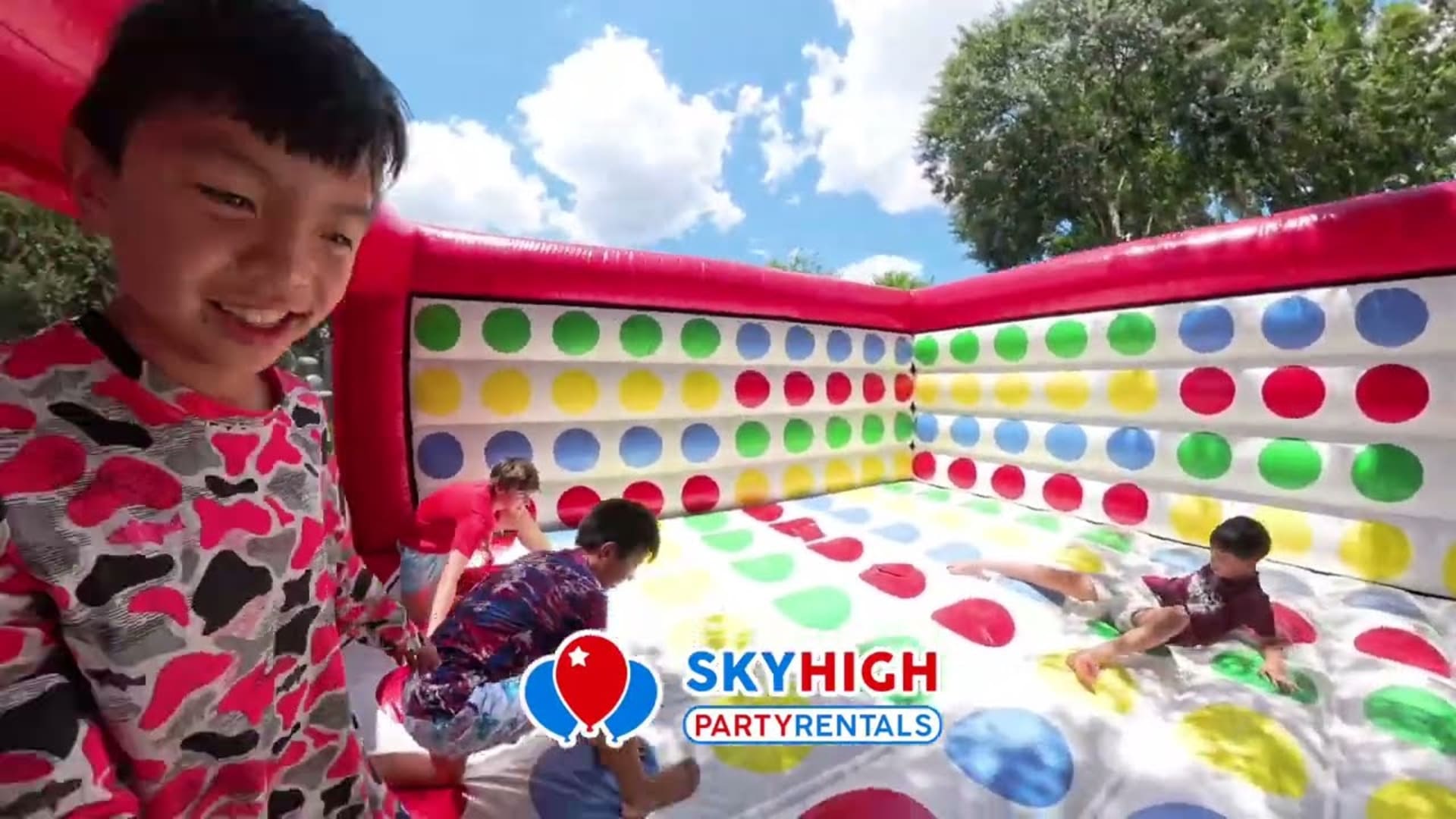 Triple Inflatable Twister 3D - Video