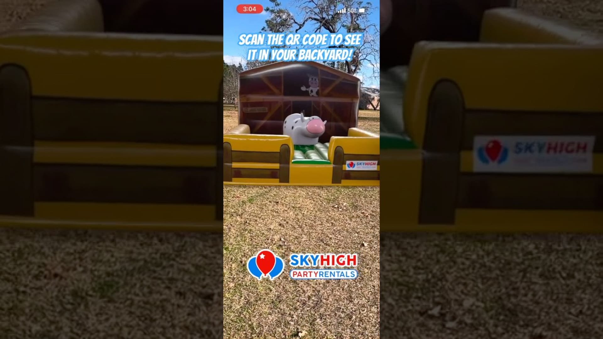 SkyHigh party rentals product featured video