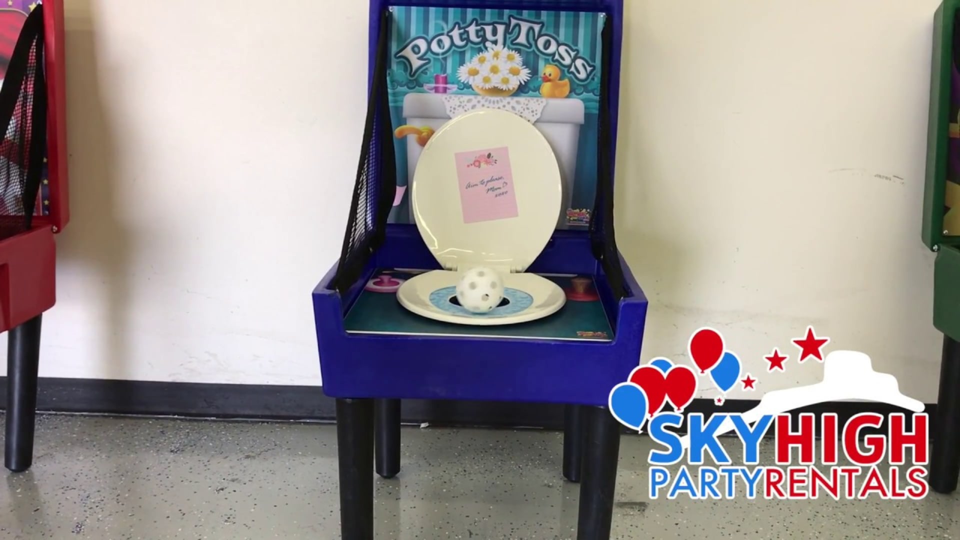Potty Toss Carnival Game - Video