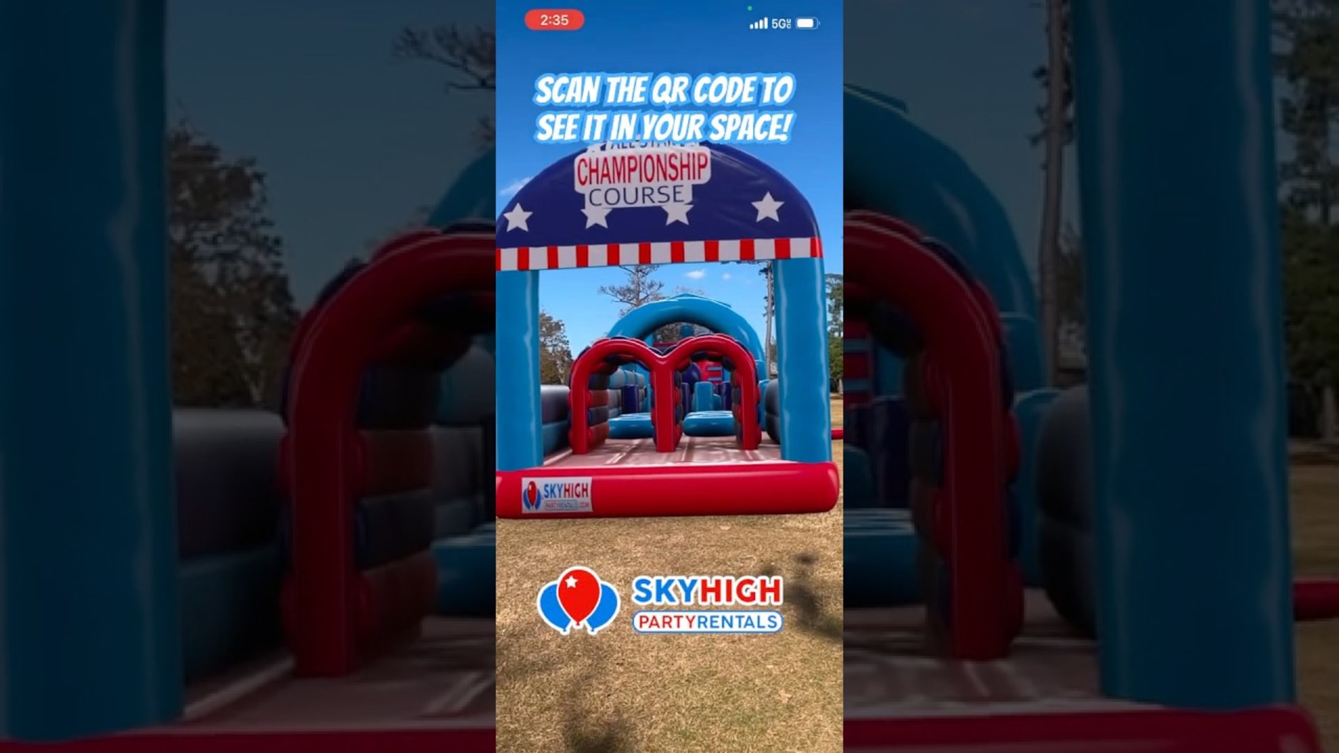 SkyHigh party rentals product featured video