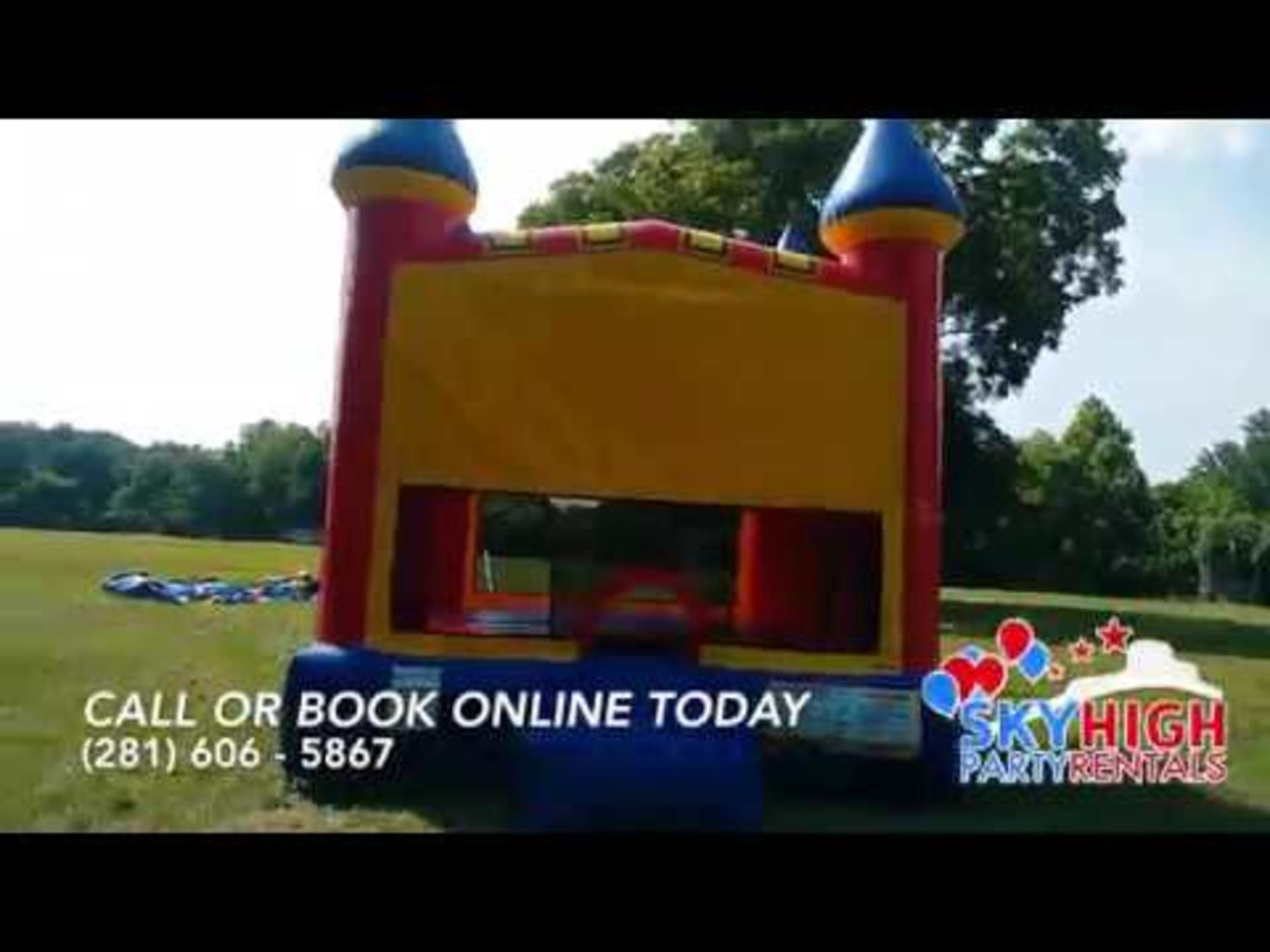 13 x 13 Easter Bounce House Moonwalk - Video