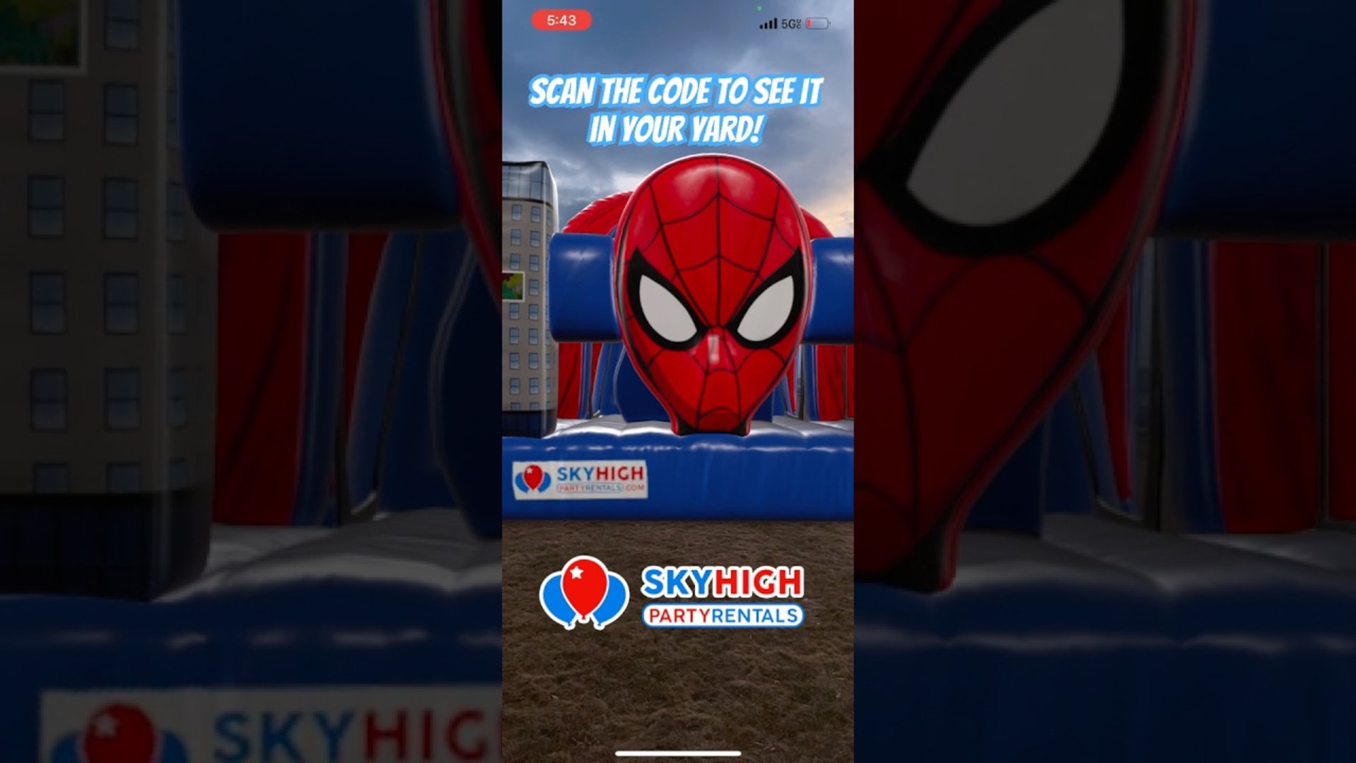 SkyHigh party rentals product featured video