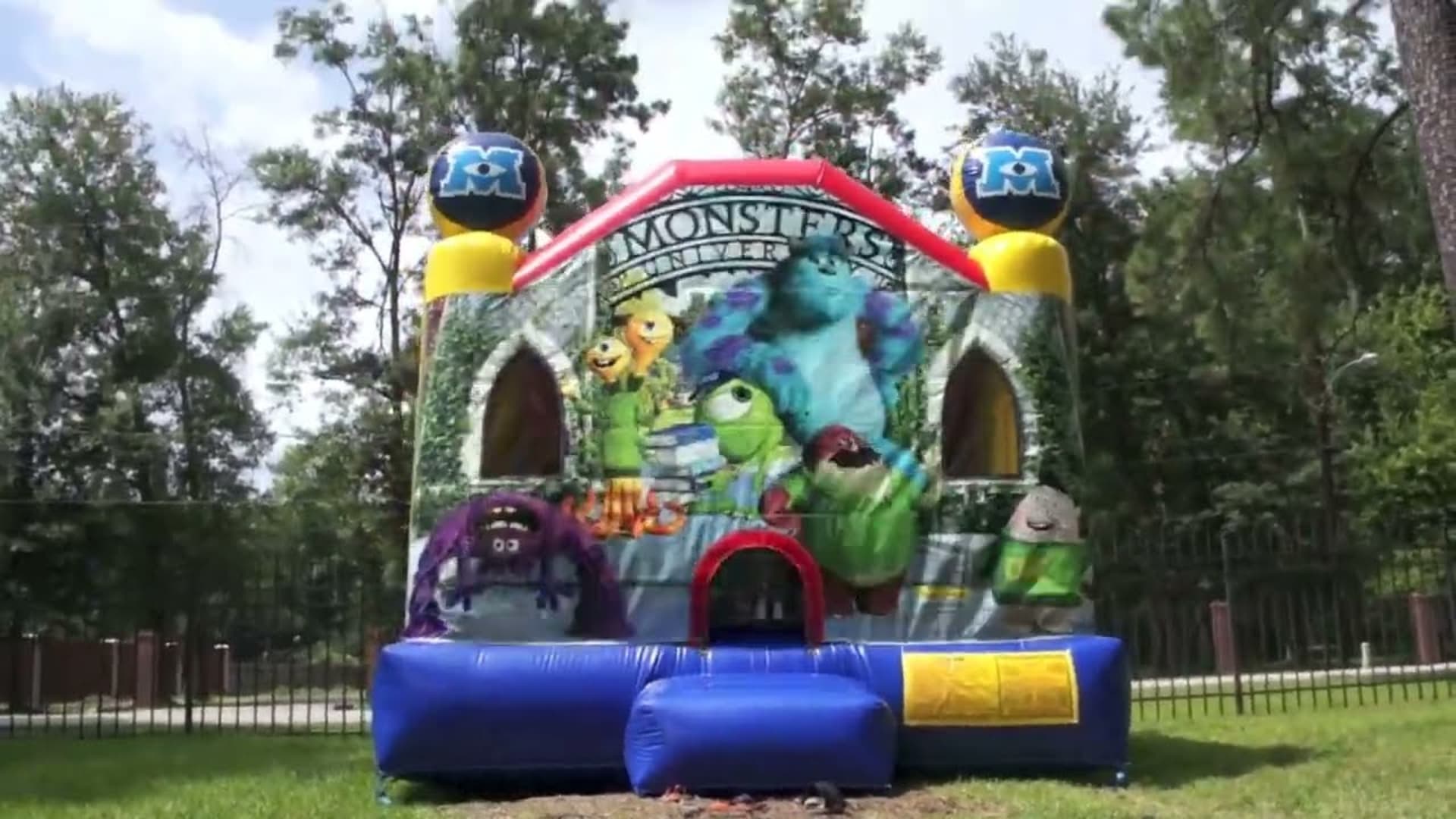 13 x 13 Monsters University Bounce House Moonwalk - Video