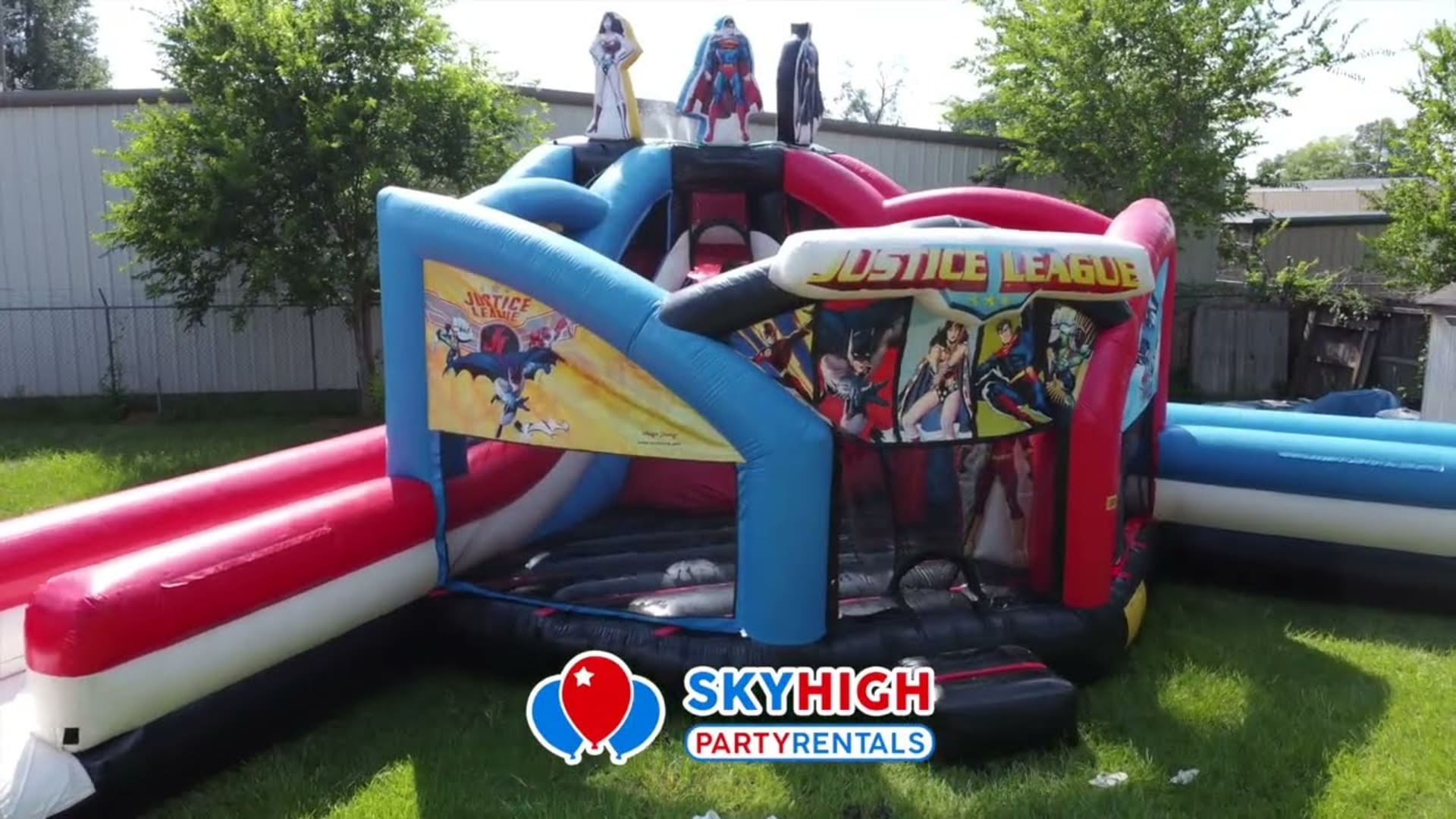 Justice League Obstacle w/ Dual Slides - Video