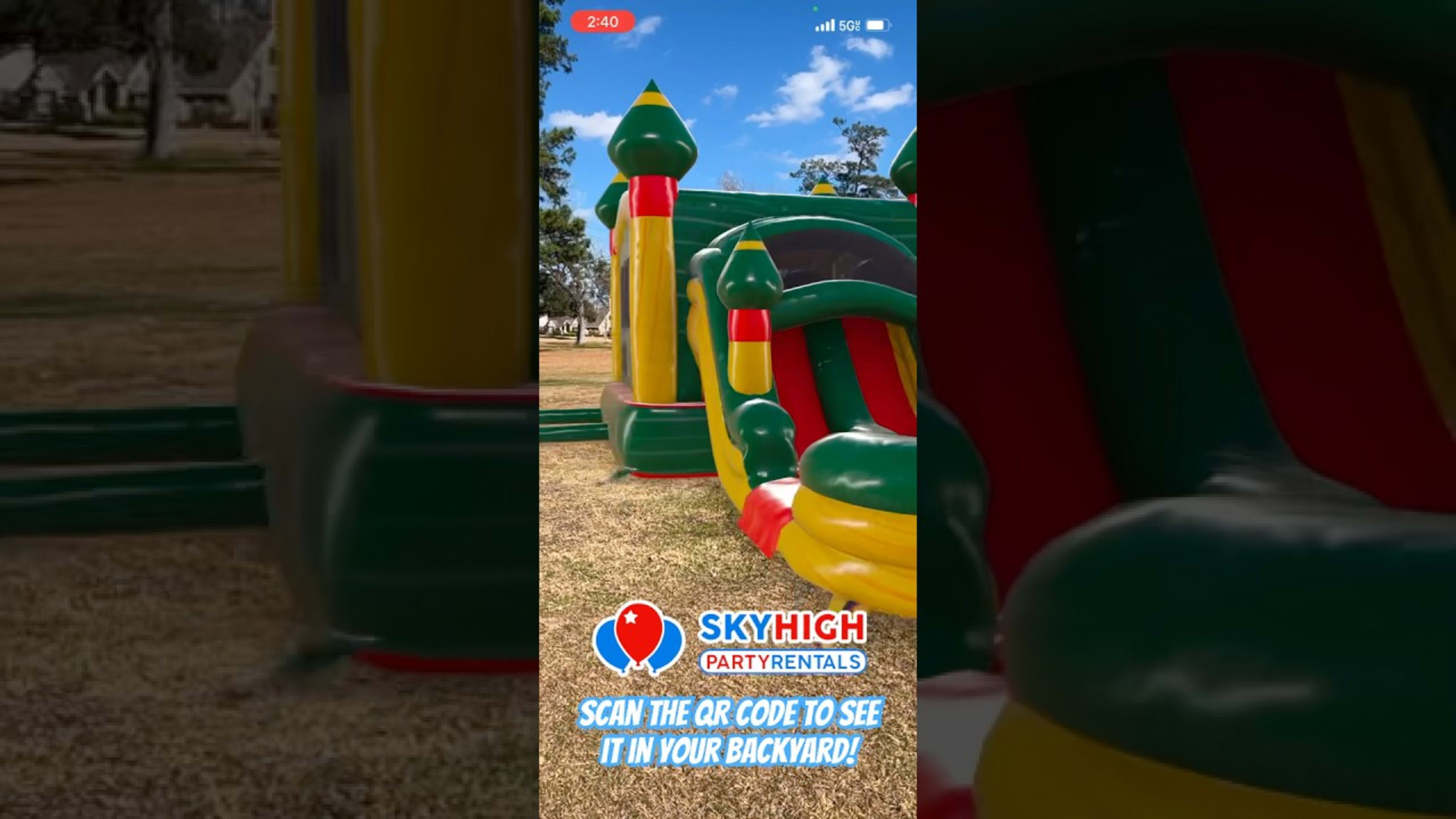 SkyHigh party rentals product featured video