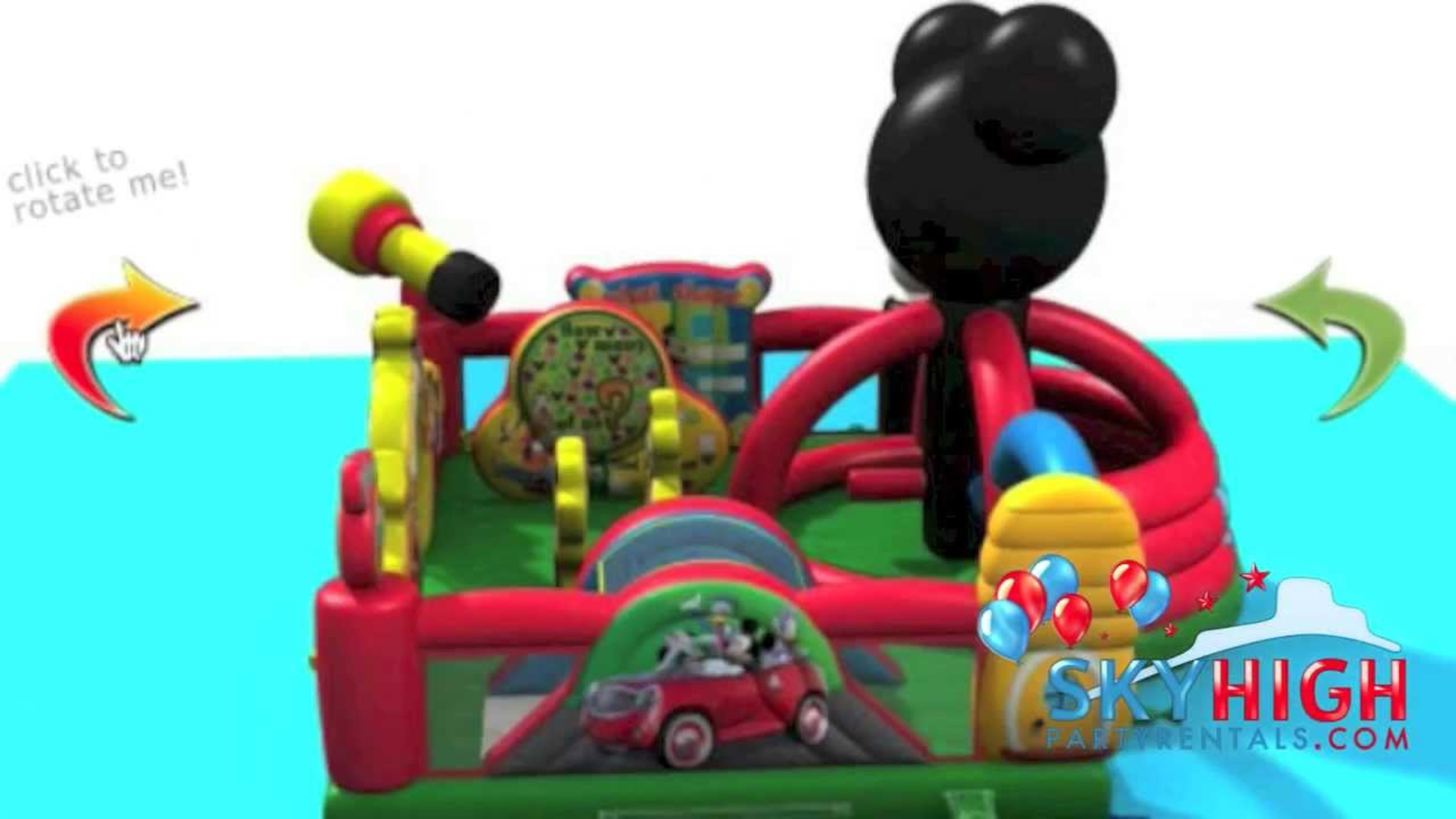 Mickey Mouse Toddler Bounce House - Video