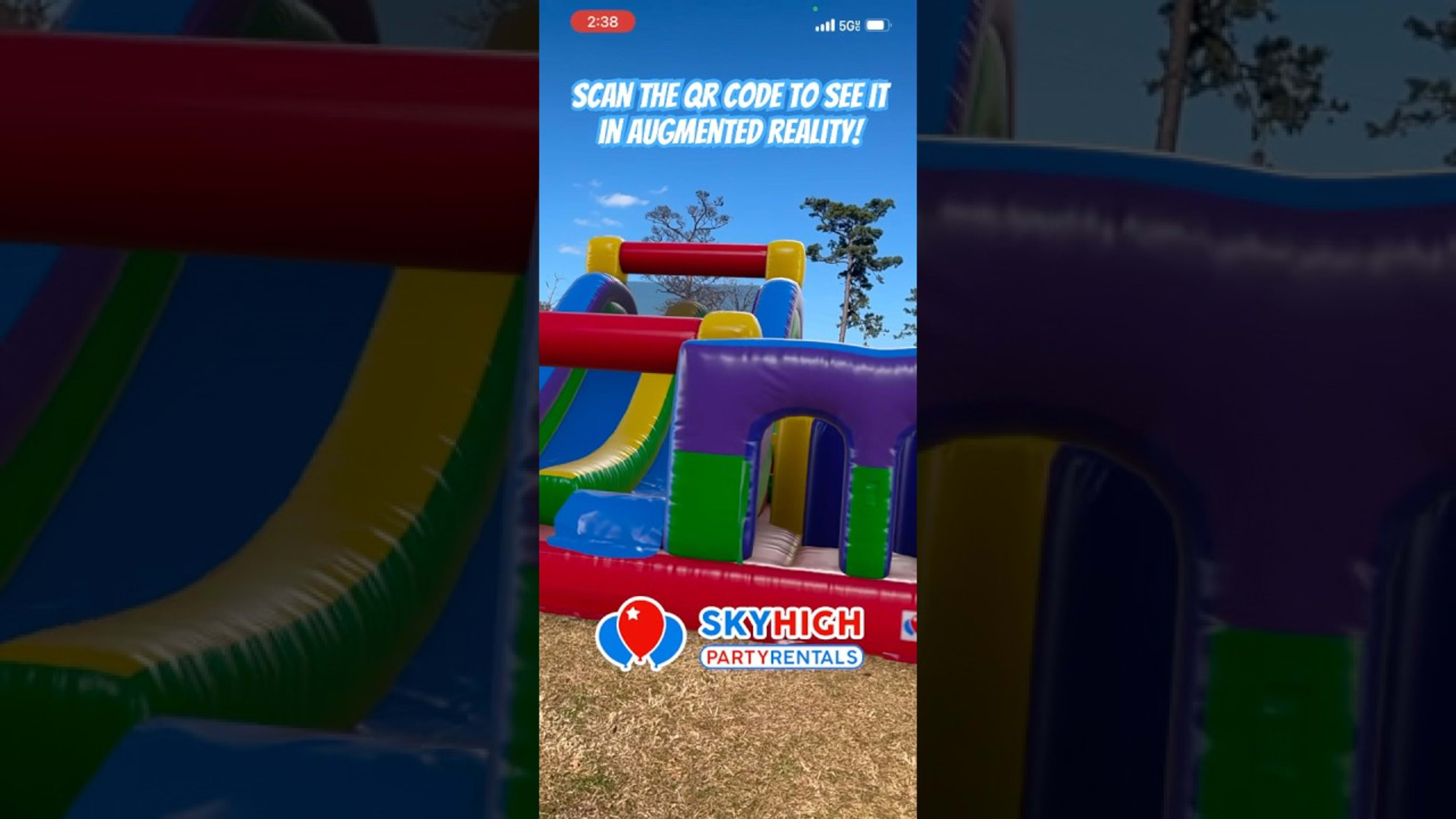 SkyHigh party rentals product featured video