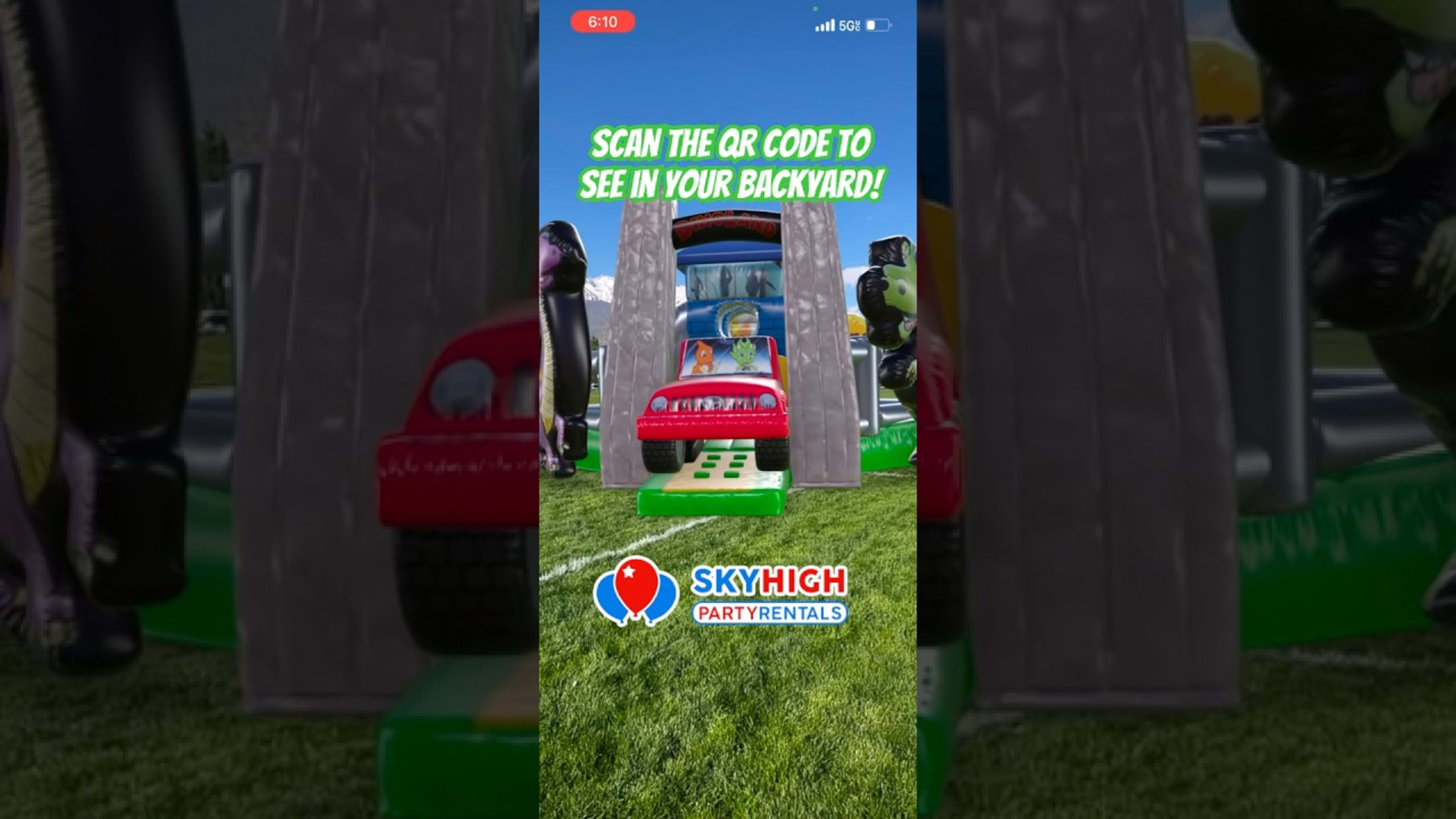 SkyHigh party rentals product featured video