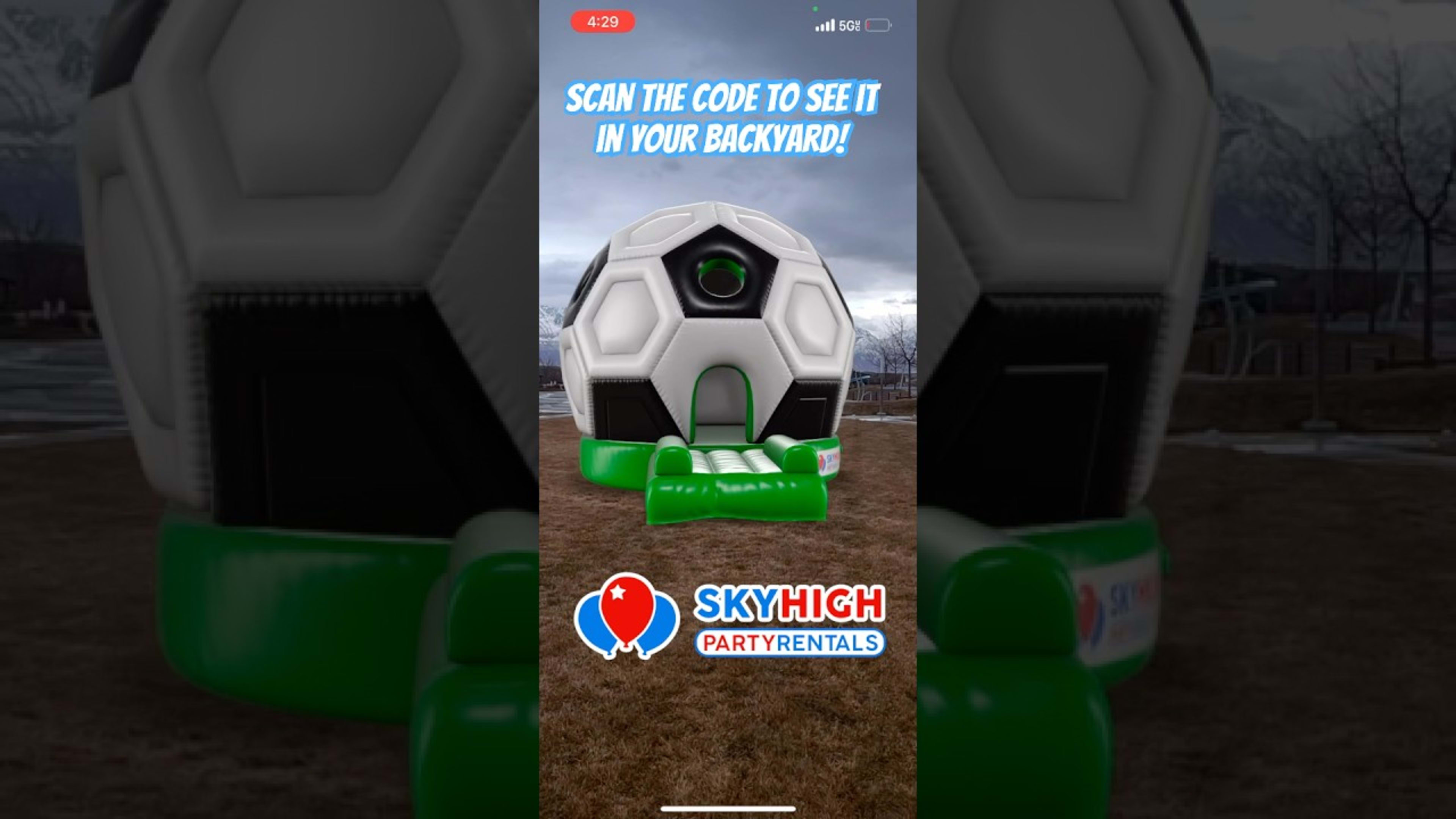 SkyHigh party rentals product featured video