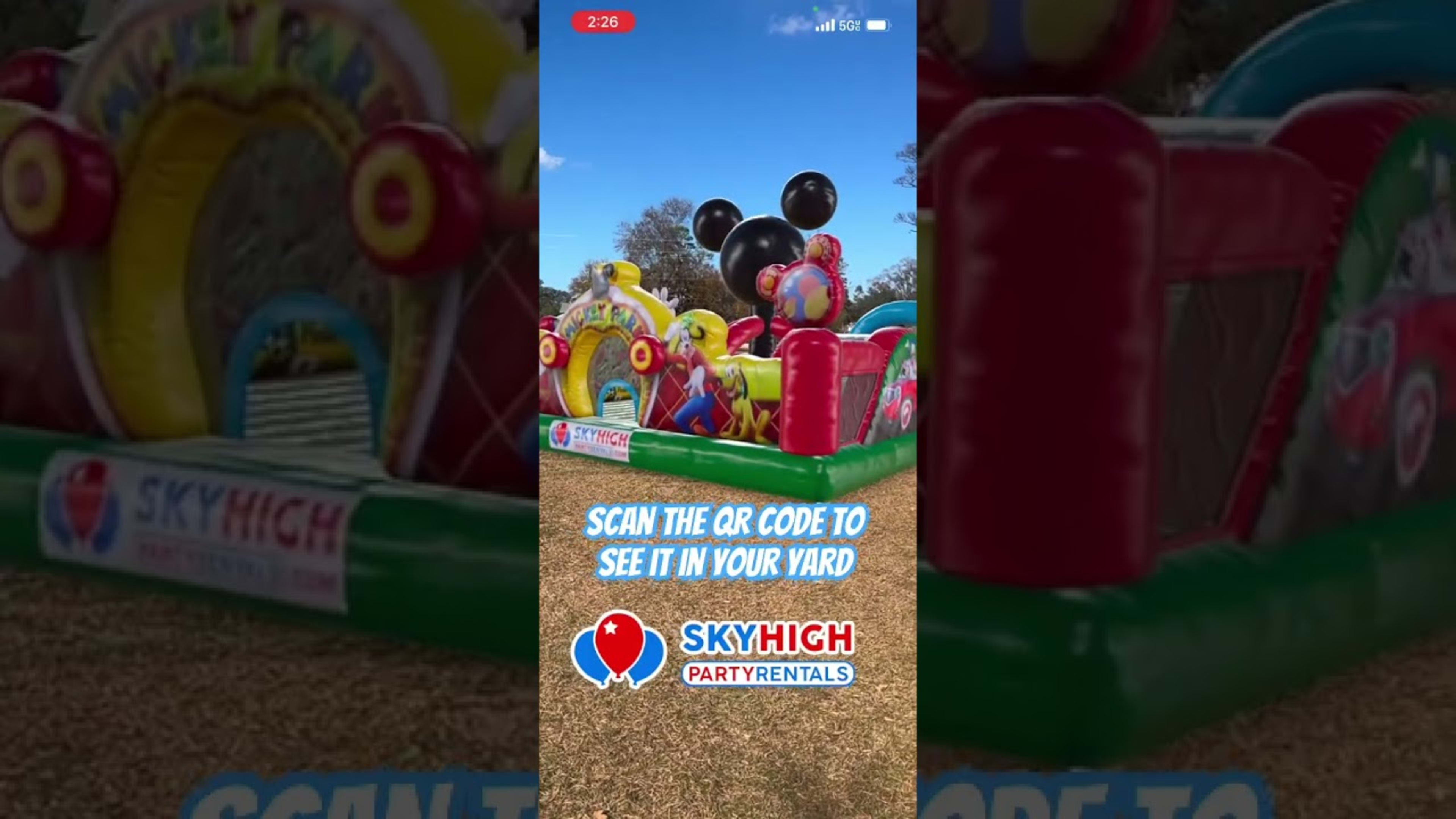 SkyHigh party rentals product featured video