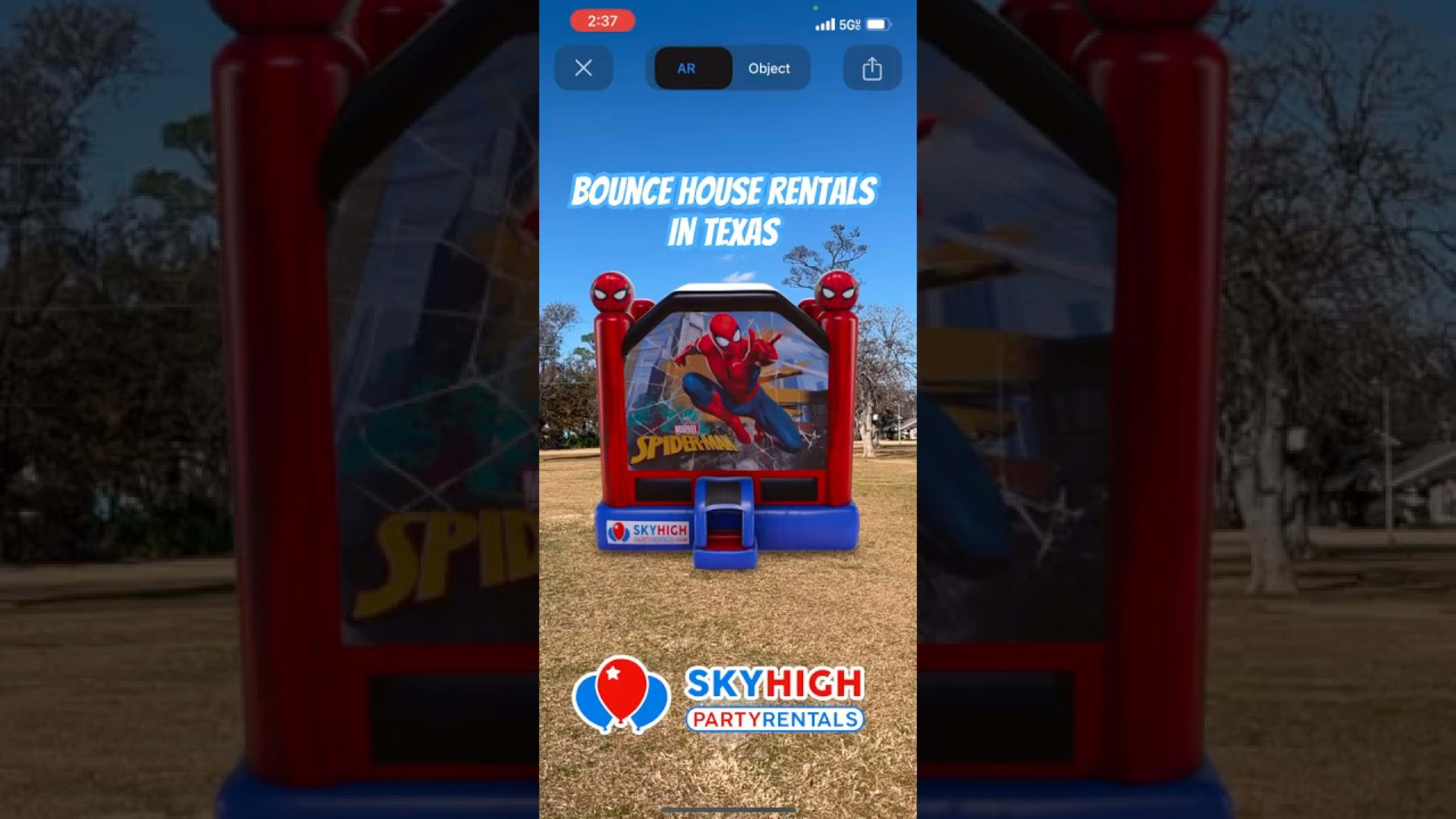 SkyHigh party rentals product featured video