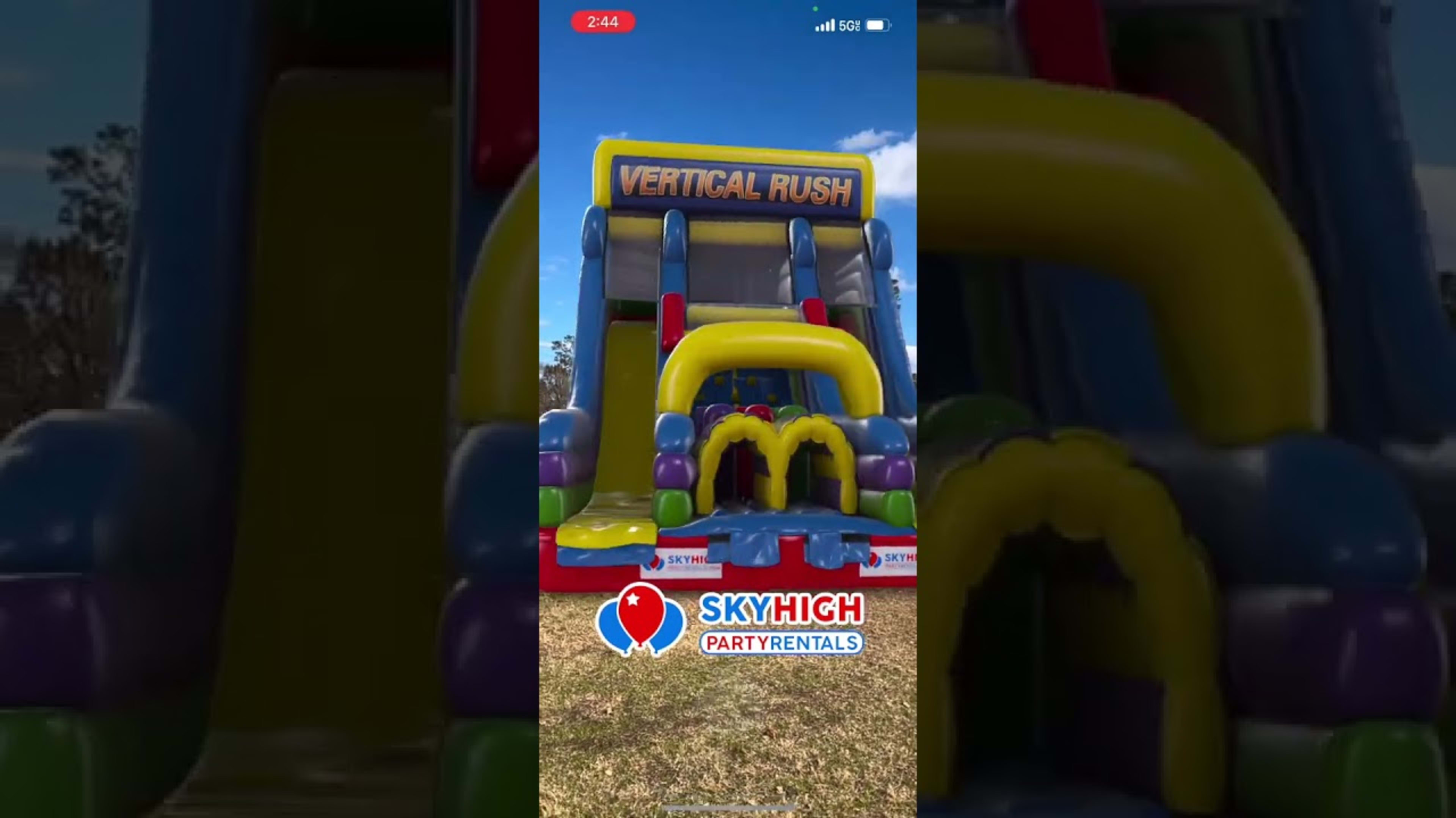 SkyHigh party rentals product featured video
