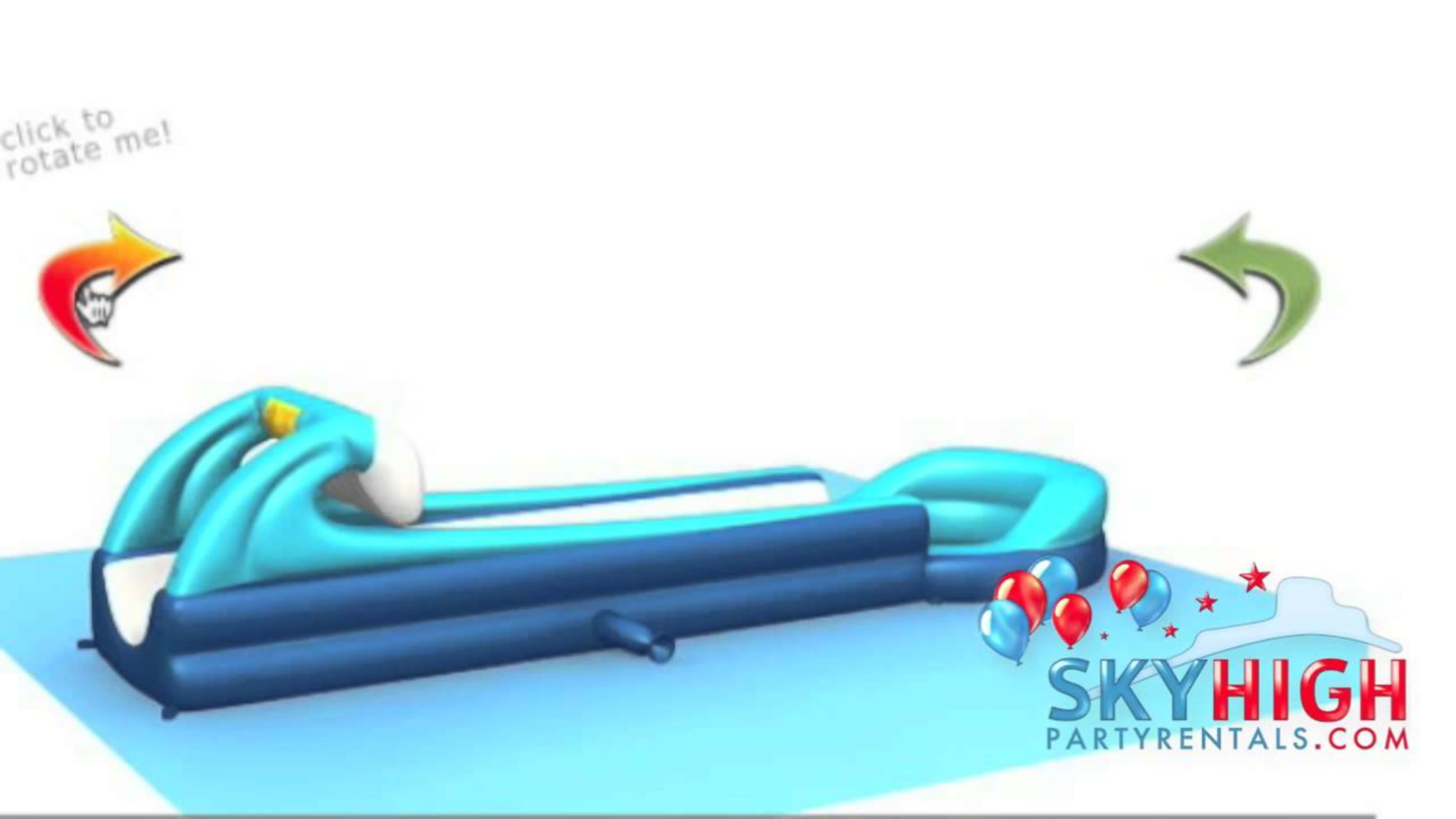 Texas Wild Wave Slip N Slide w/ Pool - Video