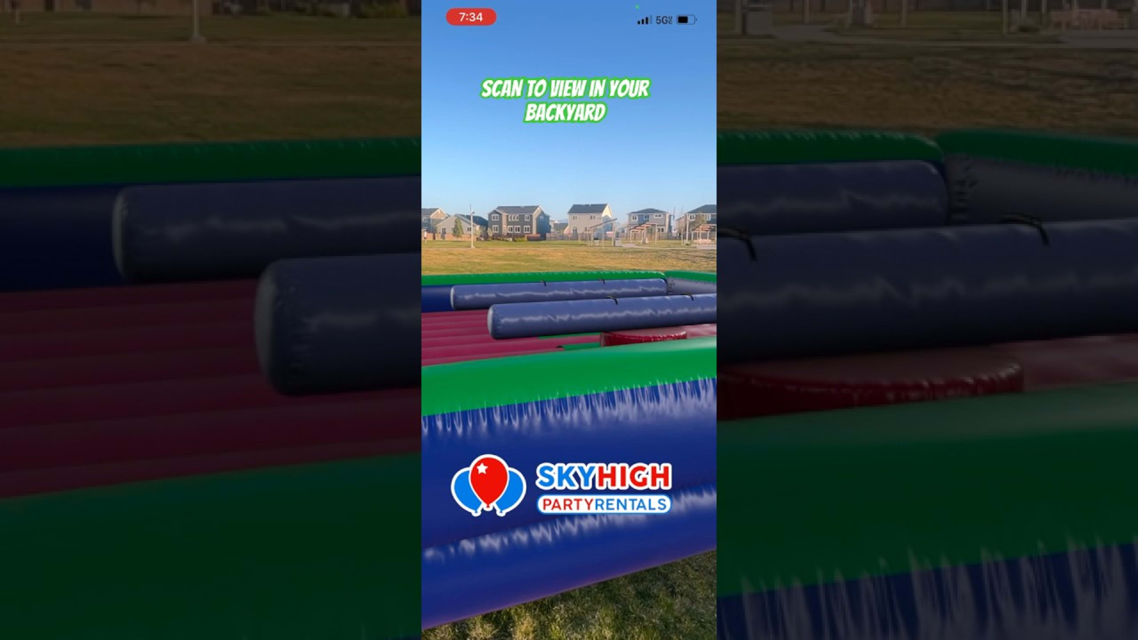 SkyHigh party rentals product featured video