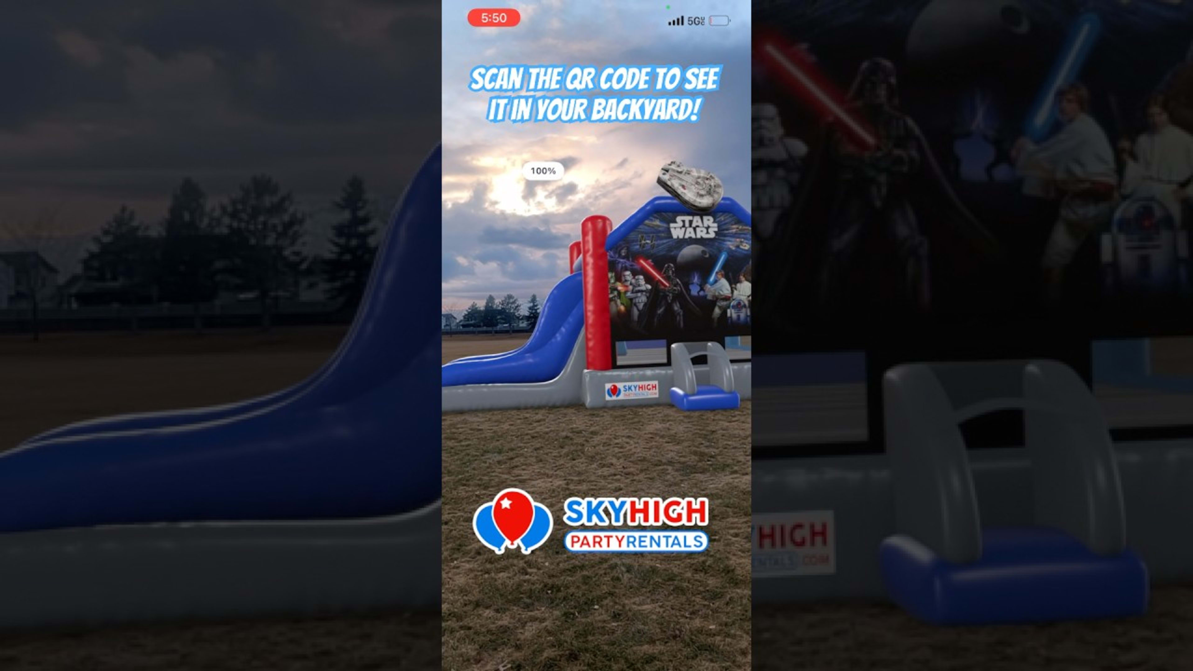 SkyHigh party rentals product featured video