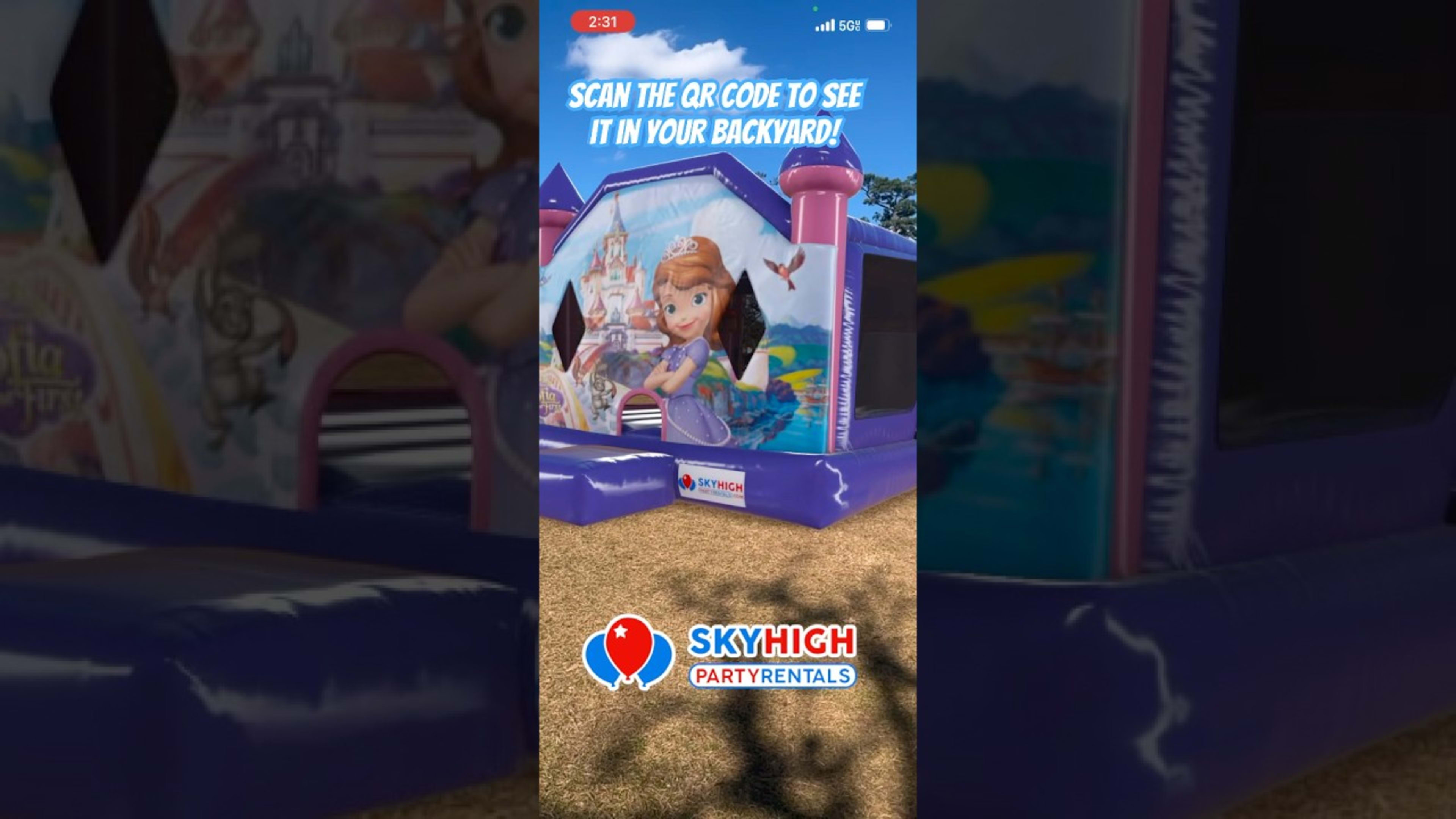 SkyHigh party rentals product featured video