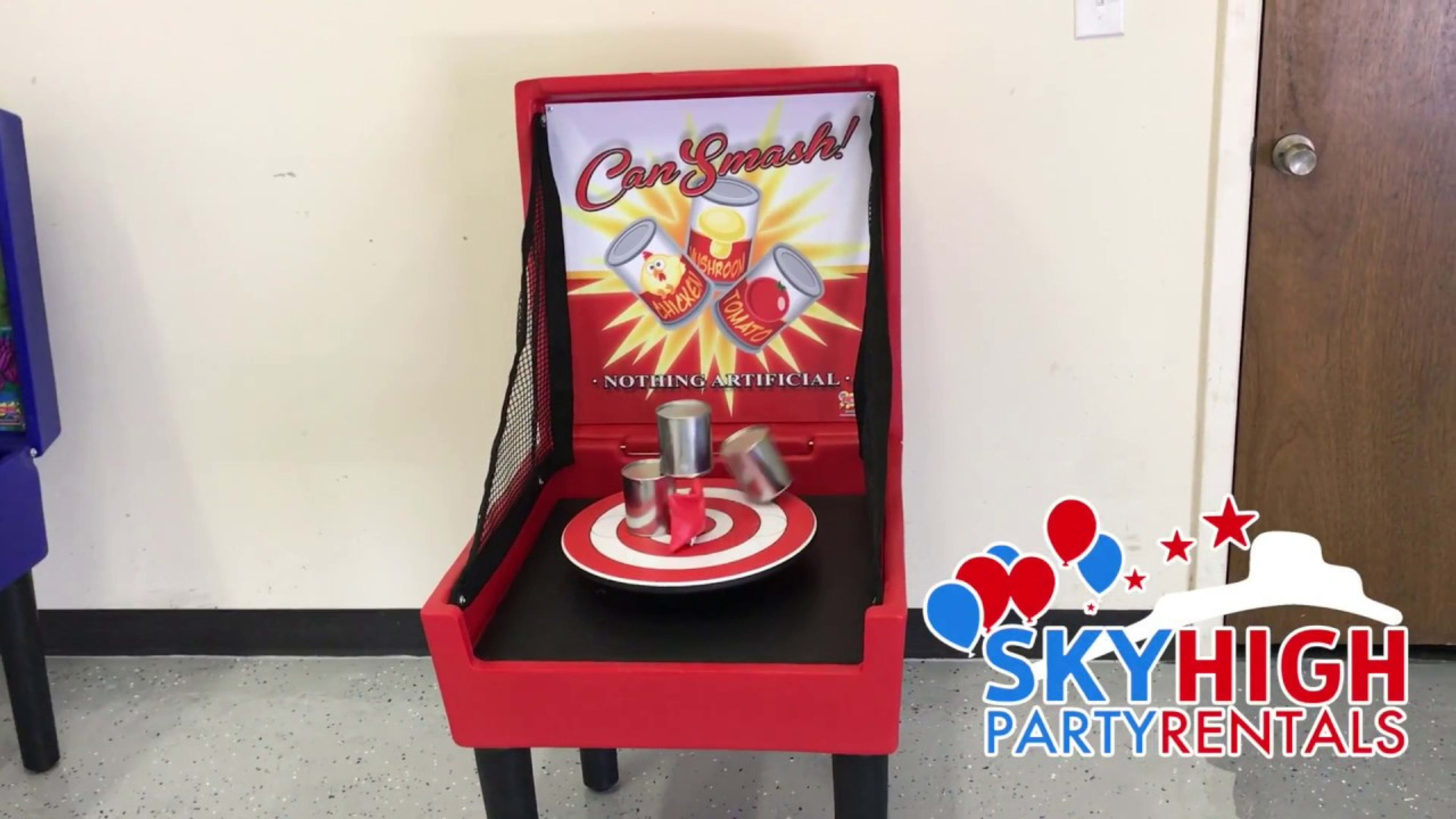 Can Smash Carnival Game - Video