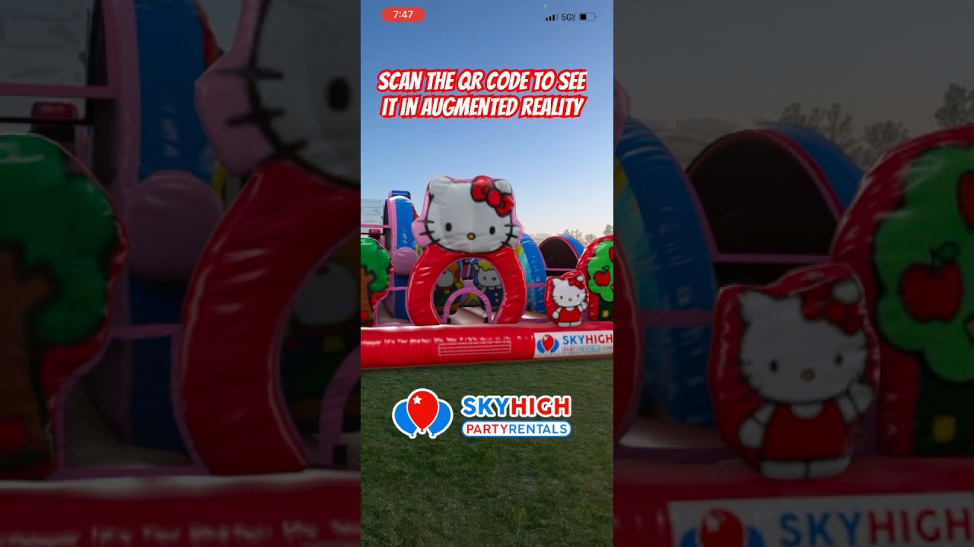 SkyHigh party rentals product featured video