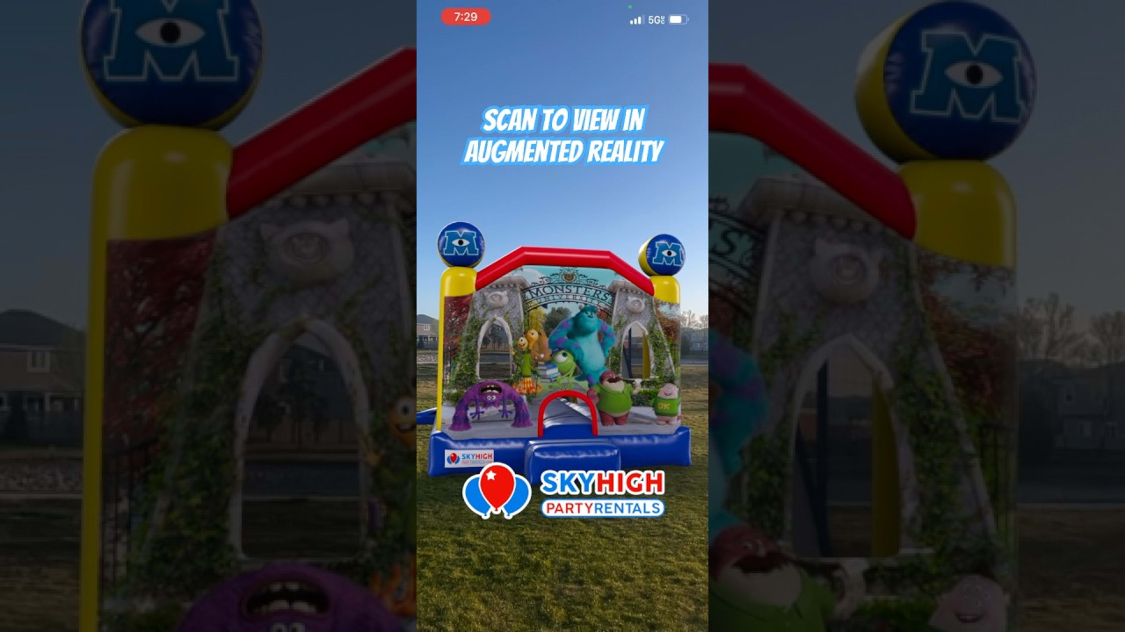 SkyHigh party rentals product featured video