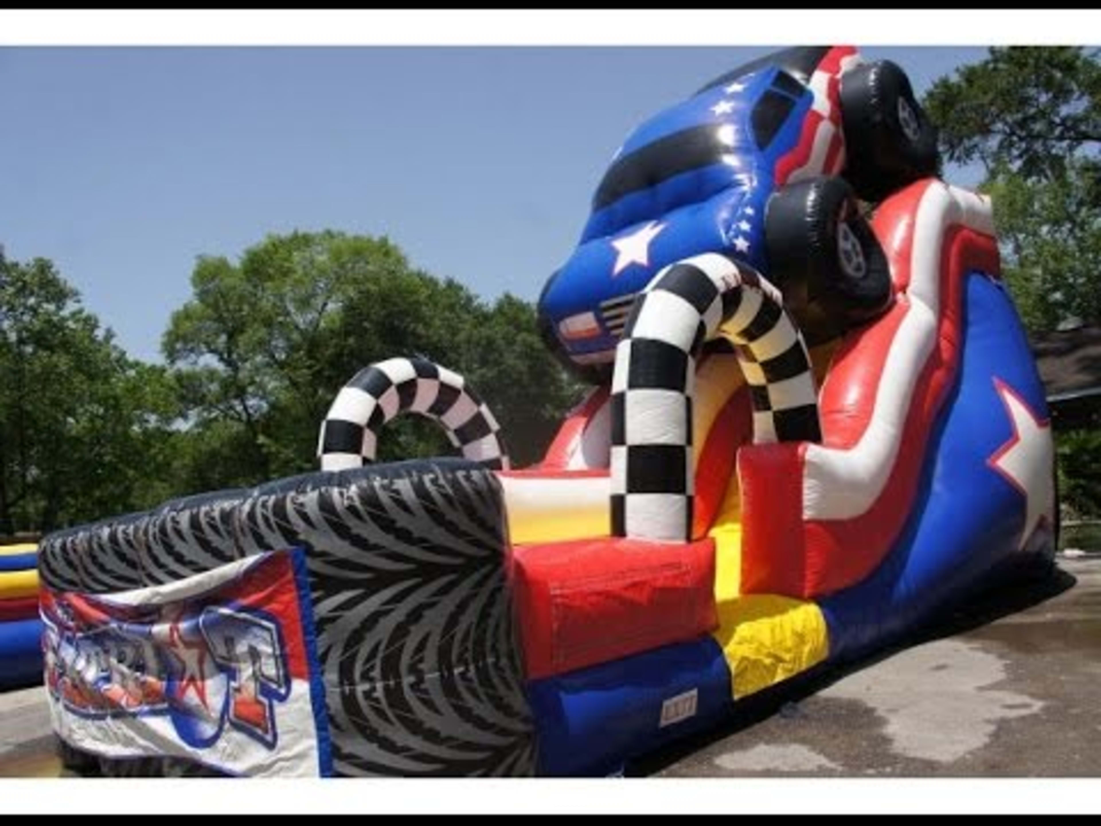 18ft Patriot Monster Truck (Dry or Wet/Water Slide) - Video
