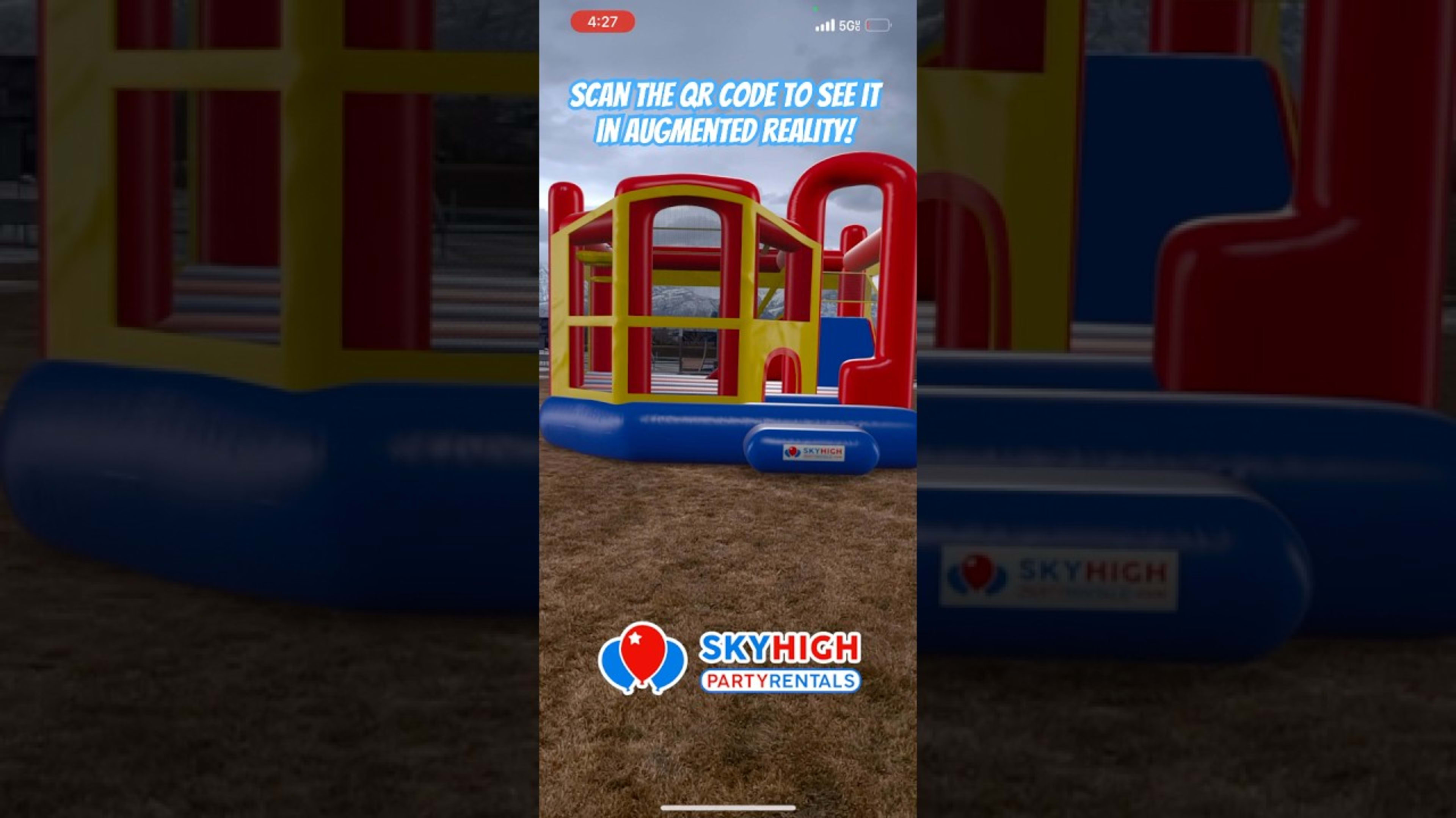 SkyHigh party rentals product featured video