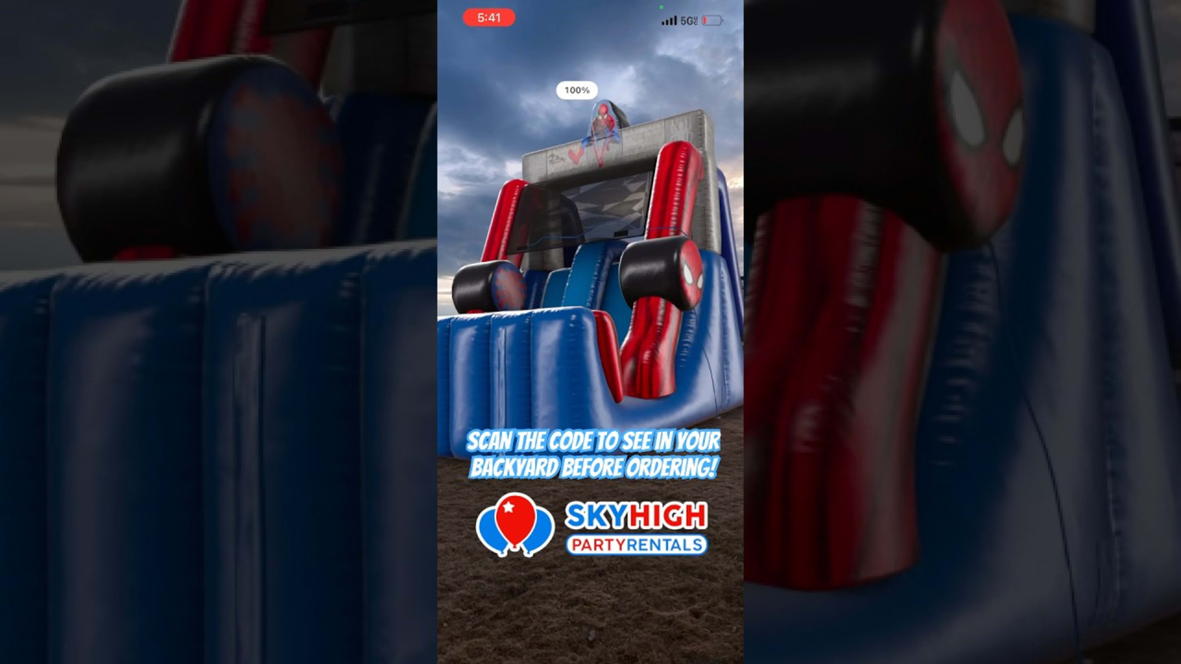 SkyHigh party rentals product featured video