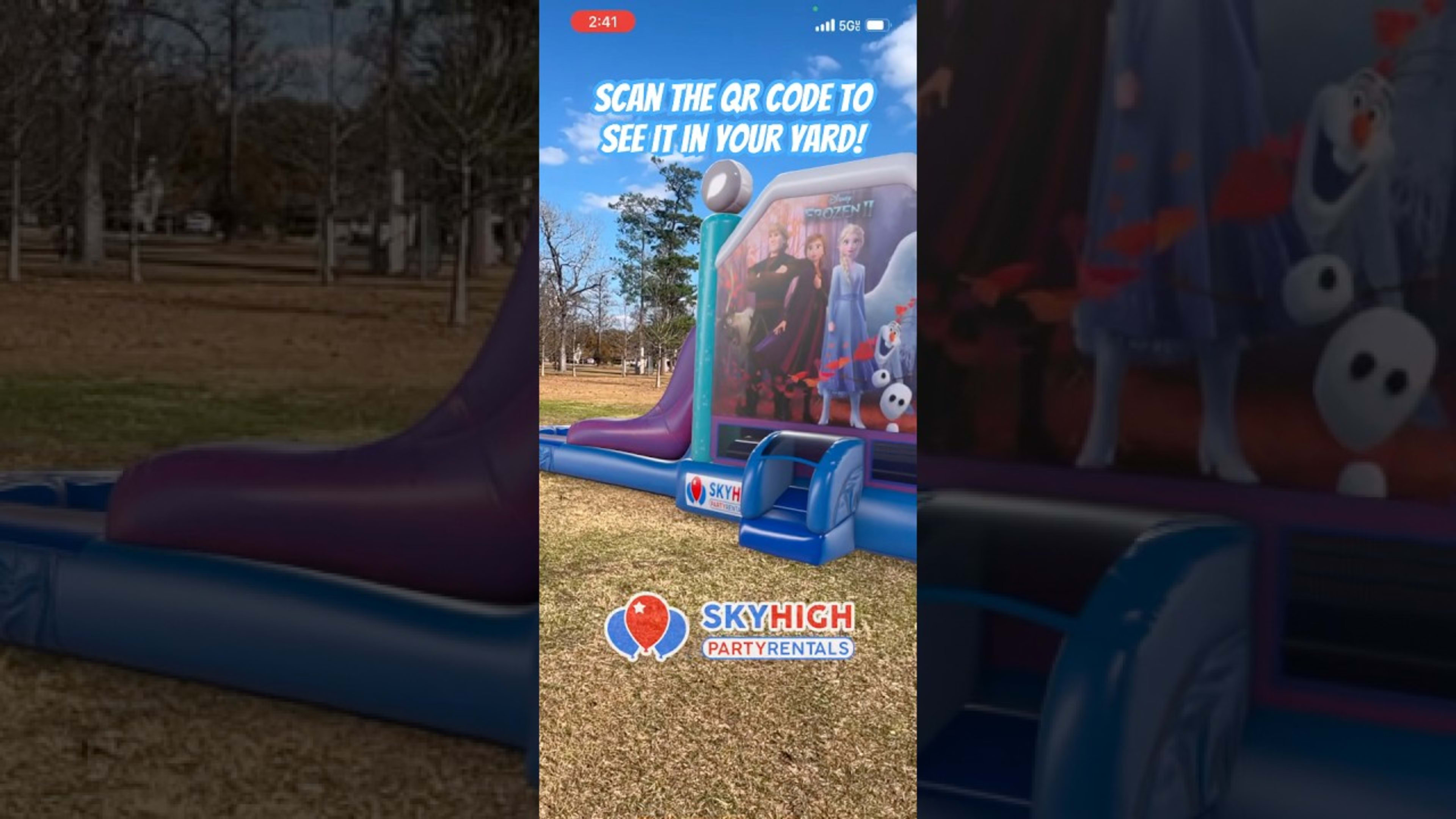 SkyHigh party rentals product featured video
