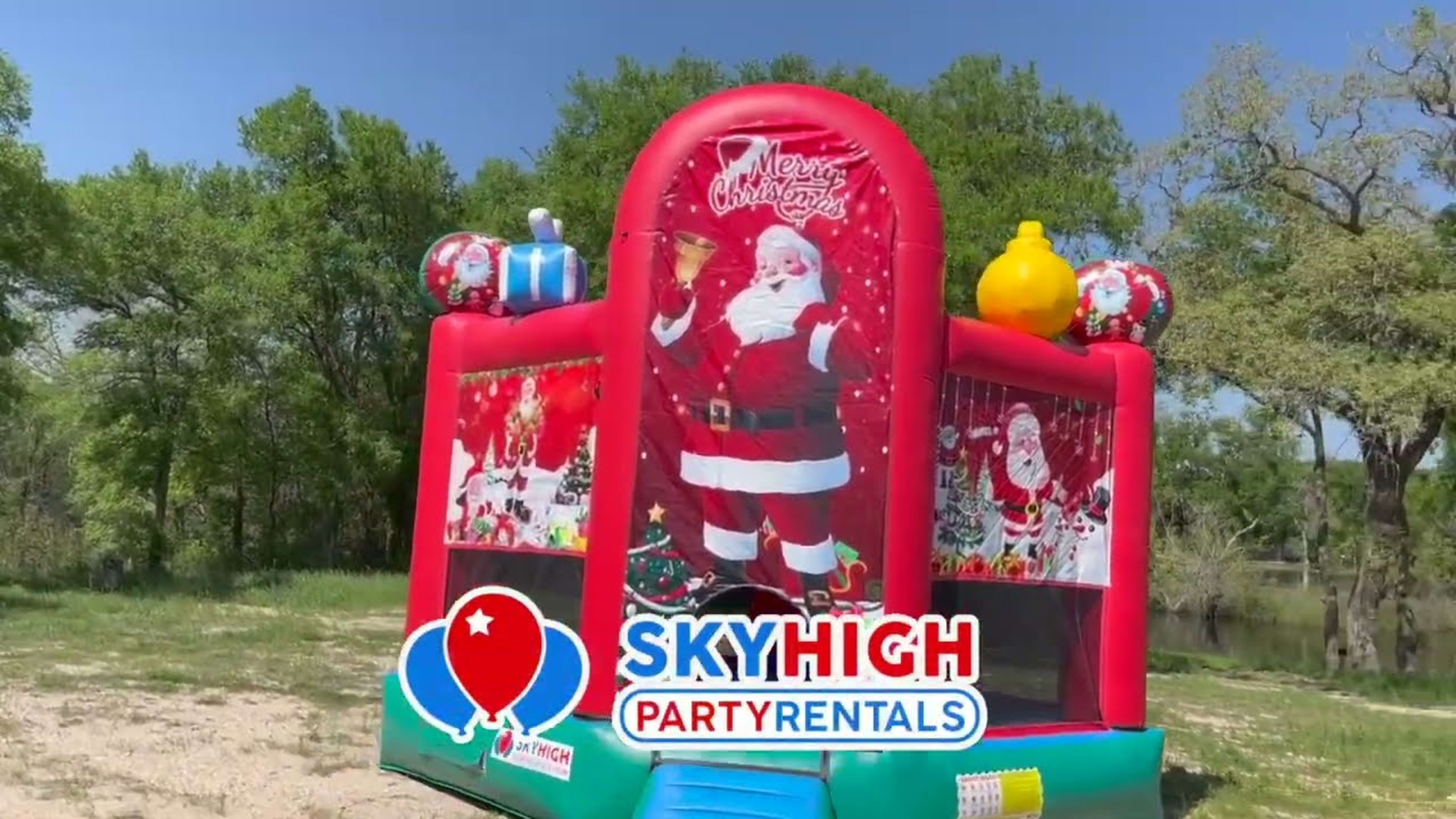 Merry Christmas Santa Bounce House - Video