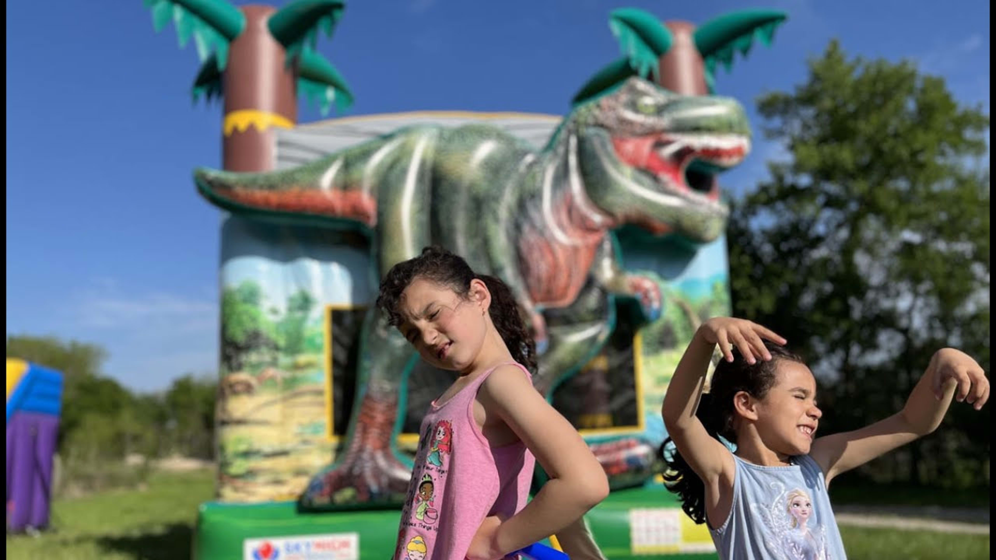 3D Dinosaur Inflatable Bounce House - Video