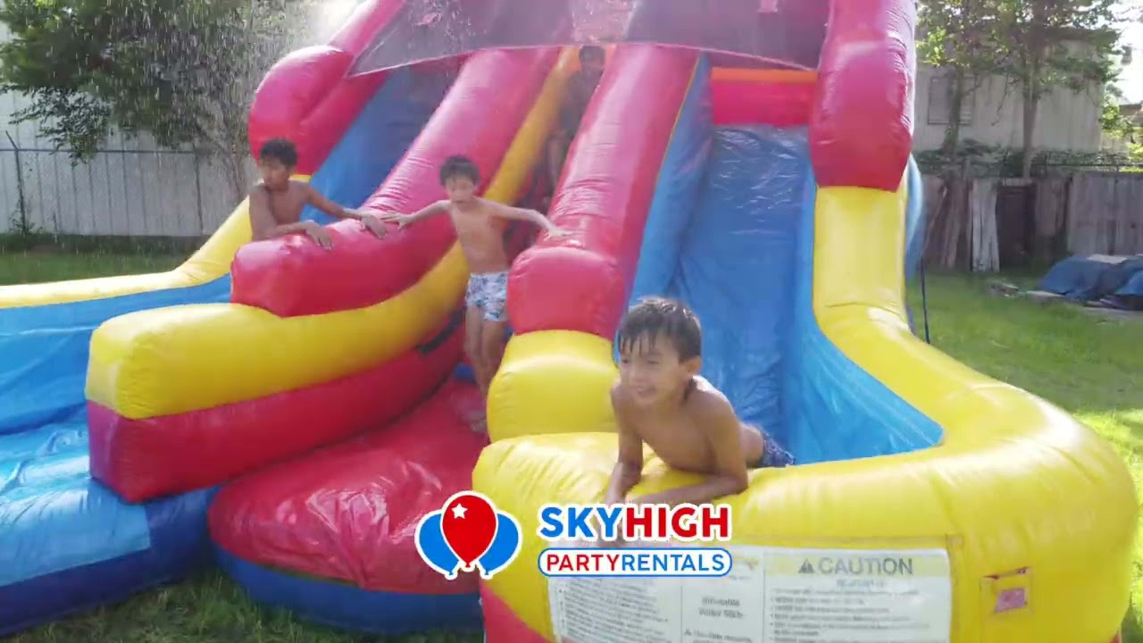 16ft Double Lane Trolls (Wet/Dry) Slide - Video