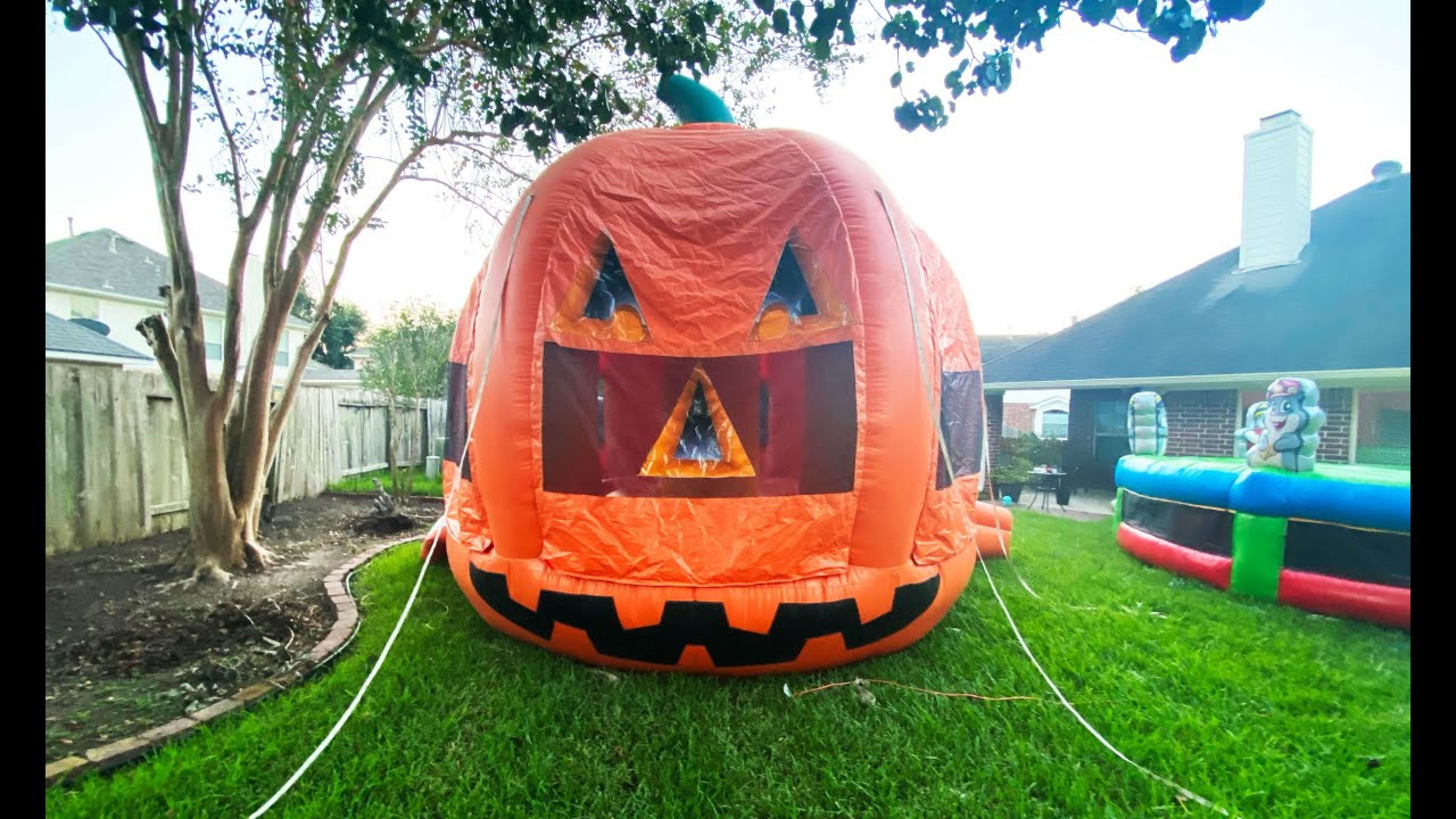 Pumpkin Bounce House - Video