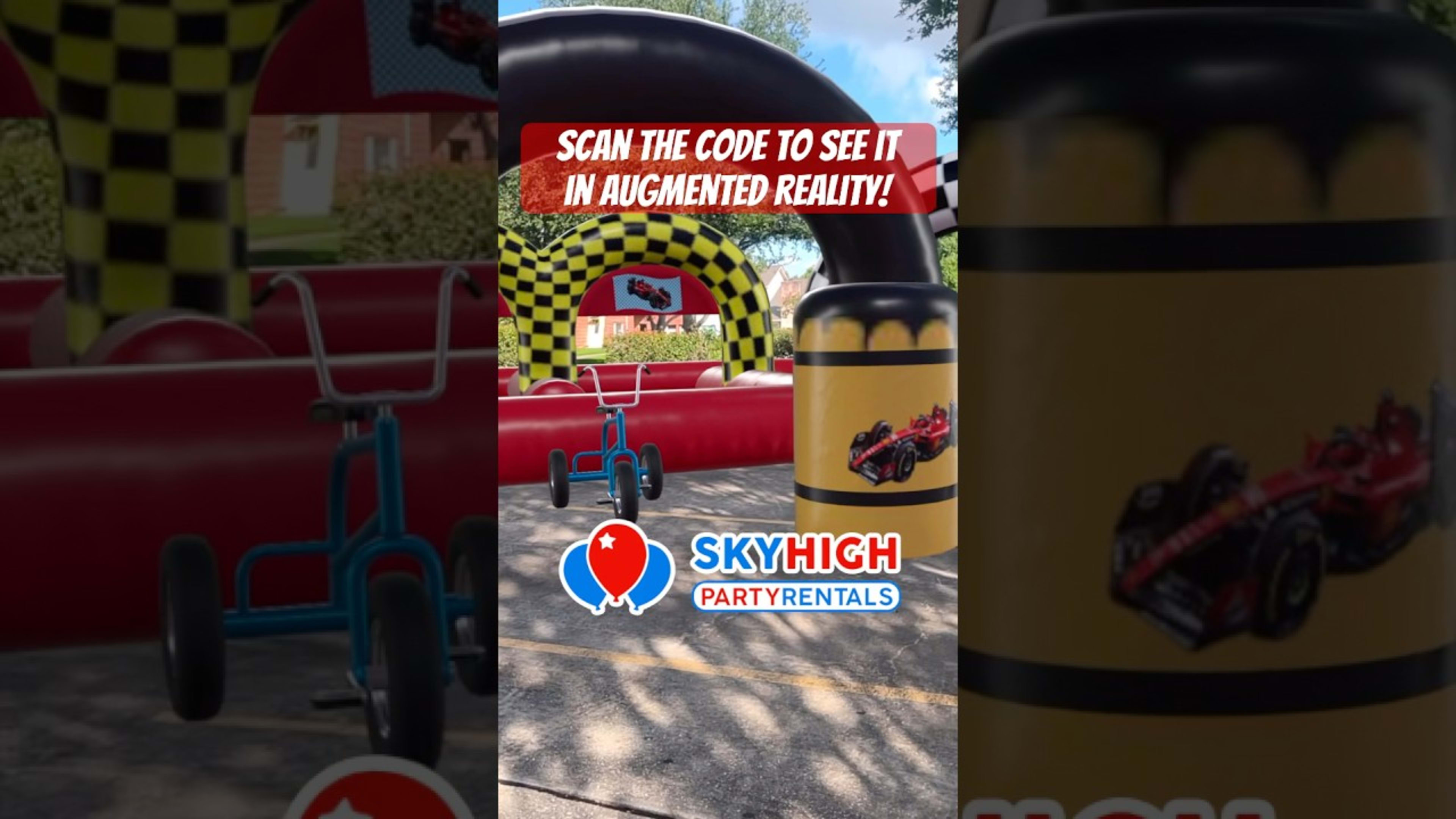 SkyHigh party rentals product featured video