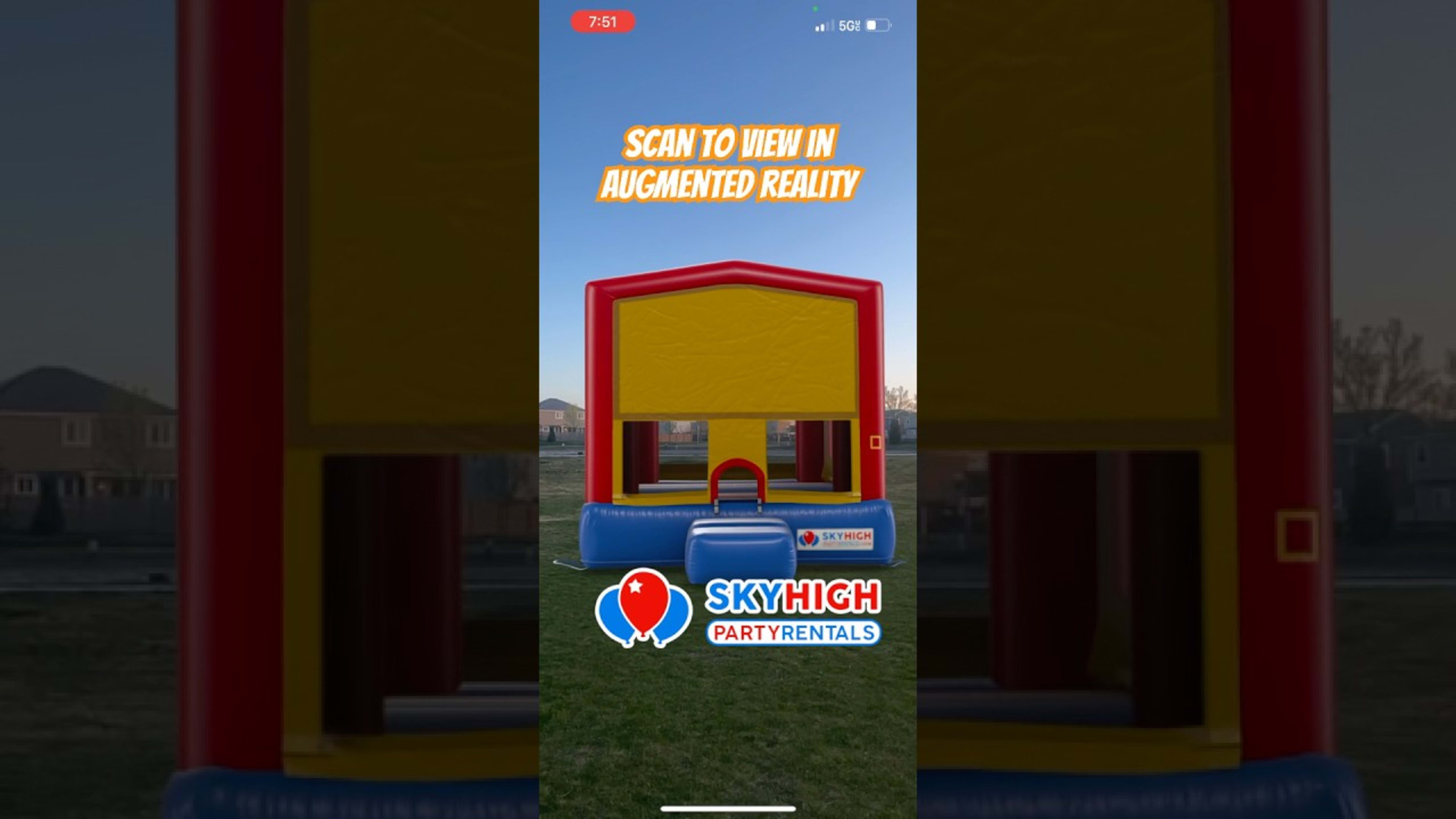 SkyHigh party rentals product featured video