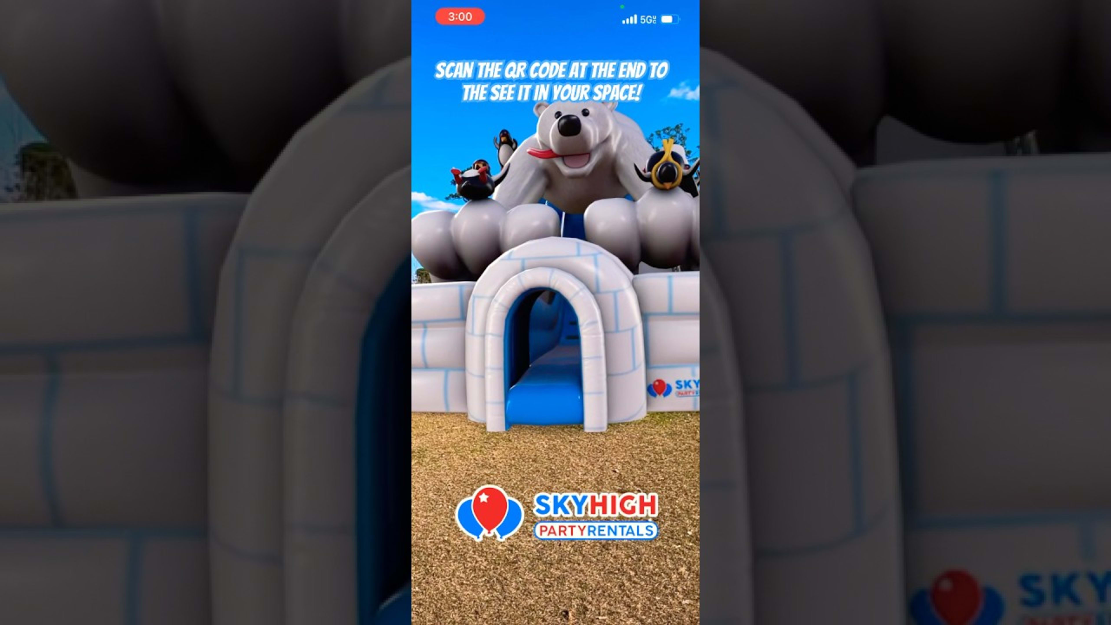 SkyHigh party rentals product featured video
