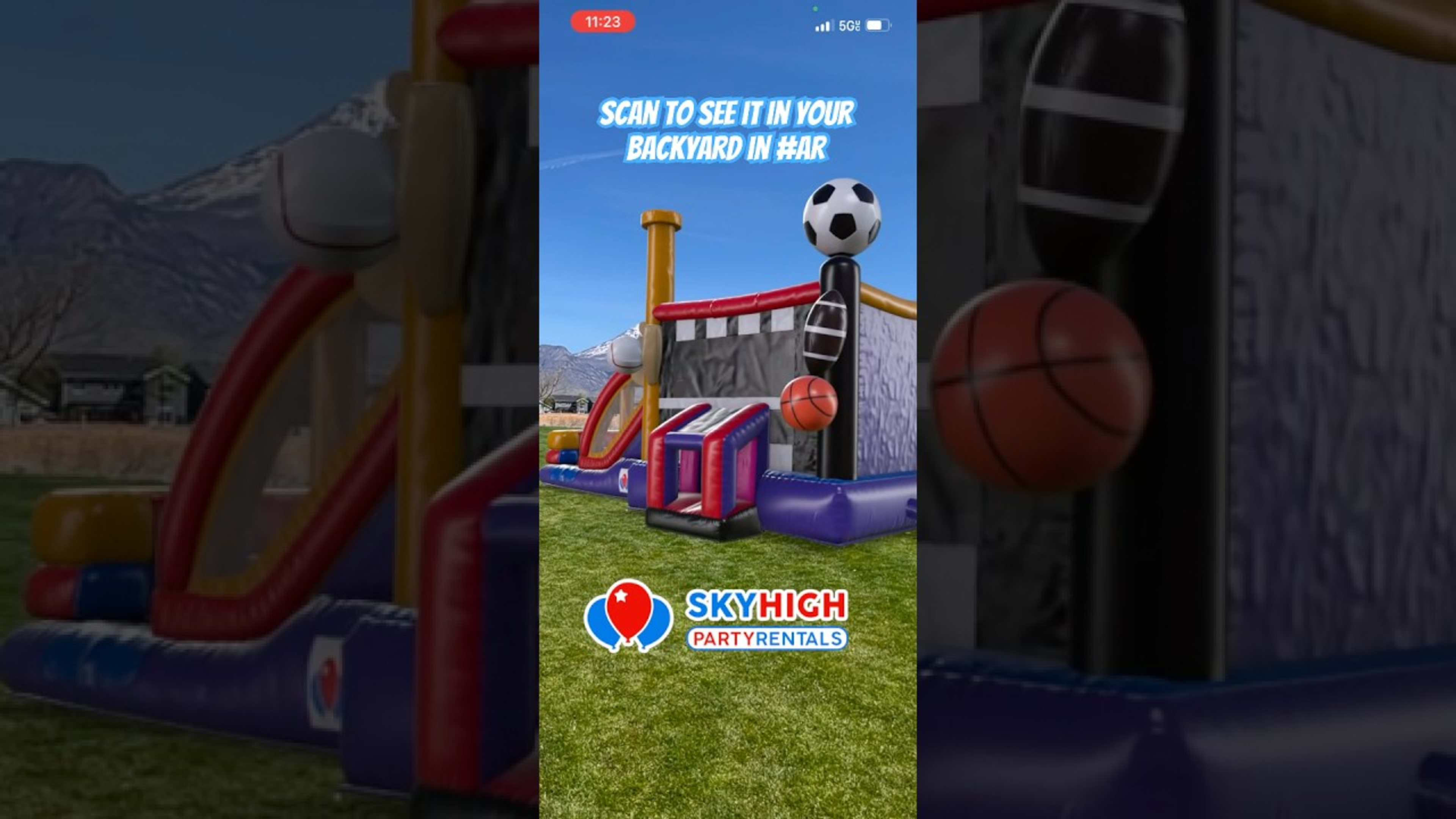 SkyHigh party rentals product featured video
