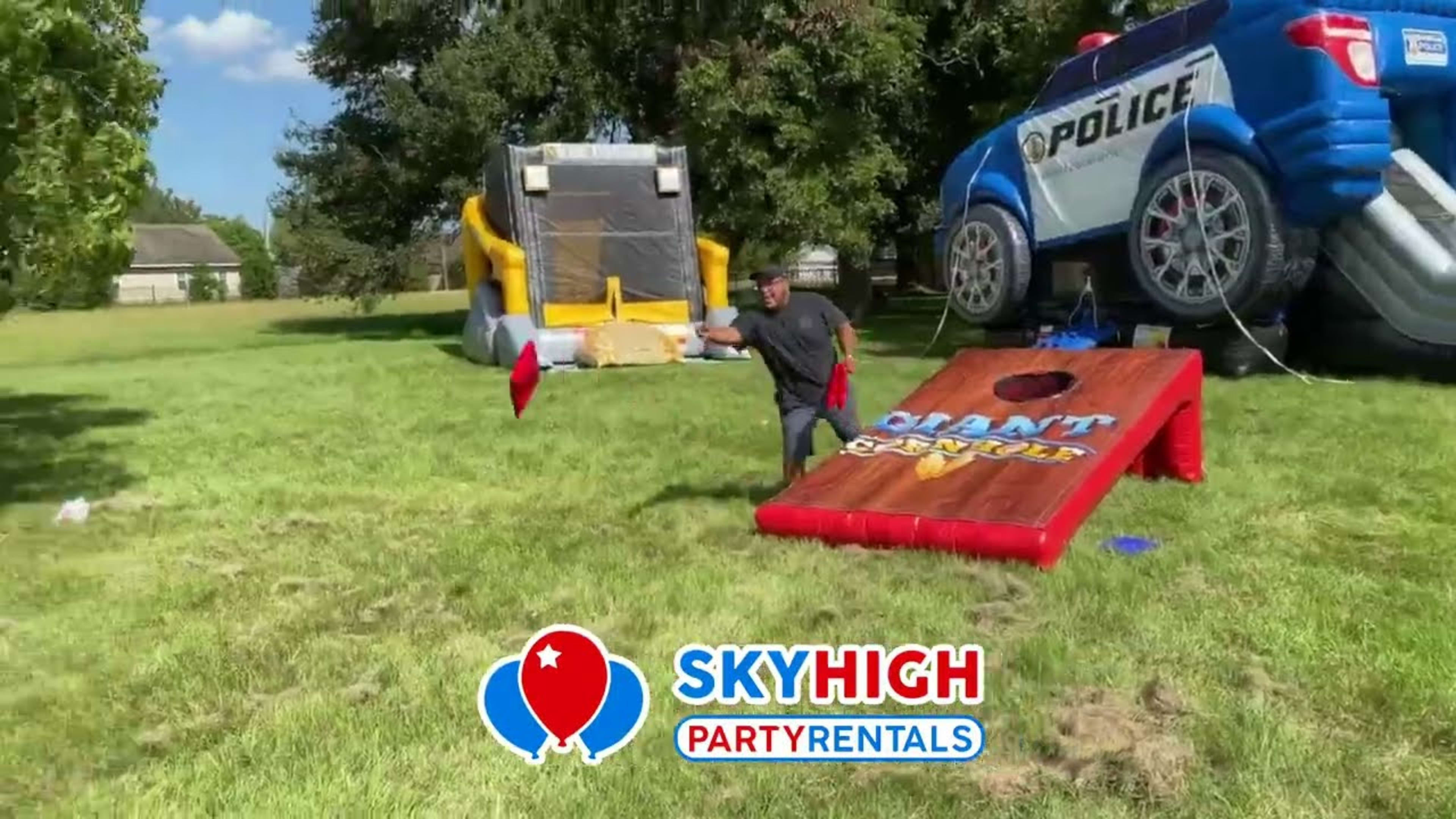 Giant Inflatable Corn Hole (Includes 2) - Video