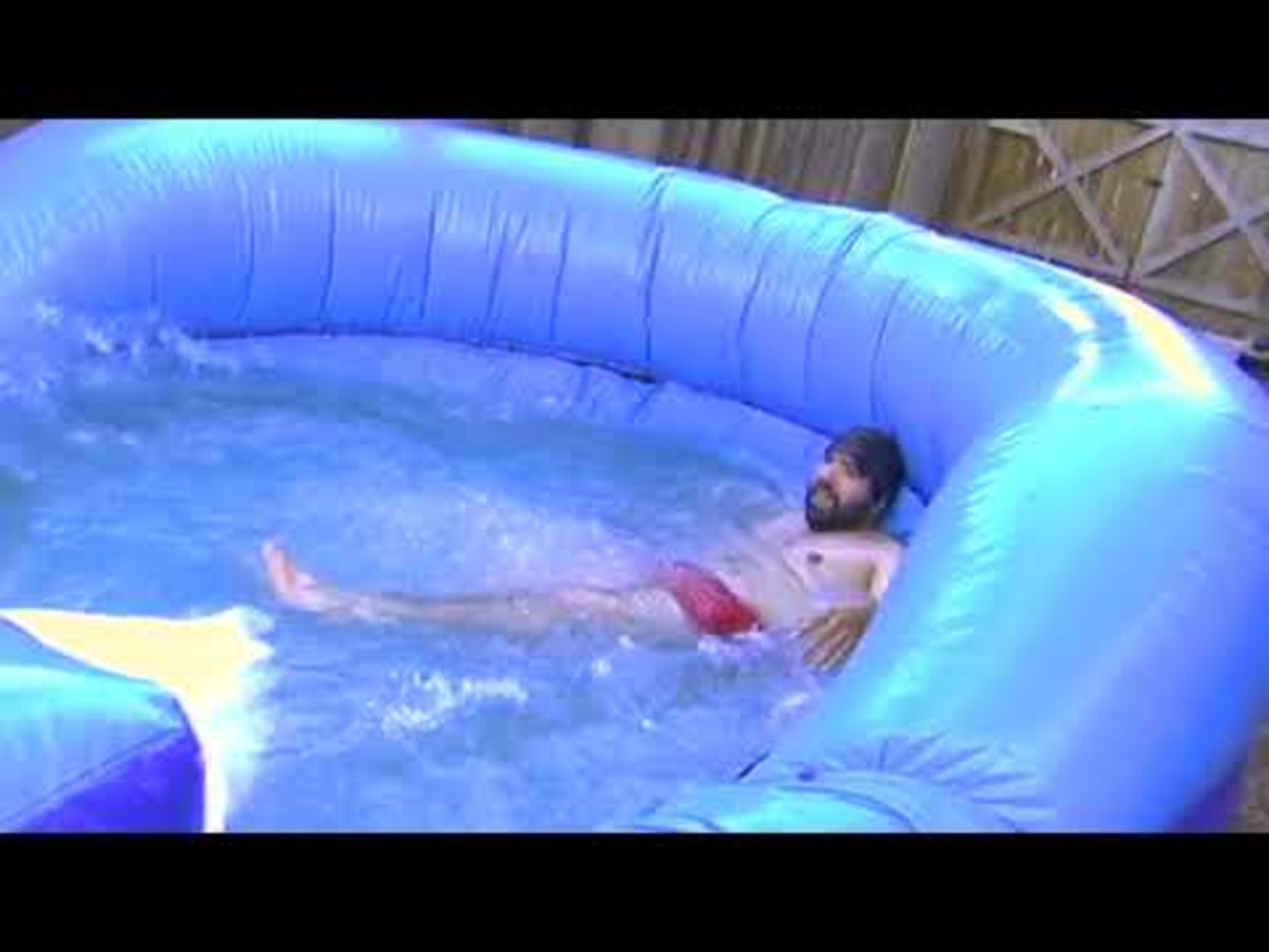 Texas Wild Wave Slip N Slide w/ Pool - Video