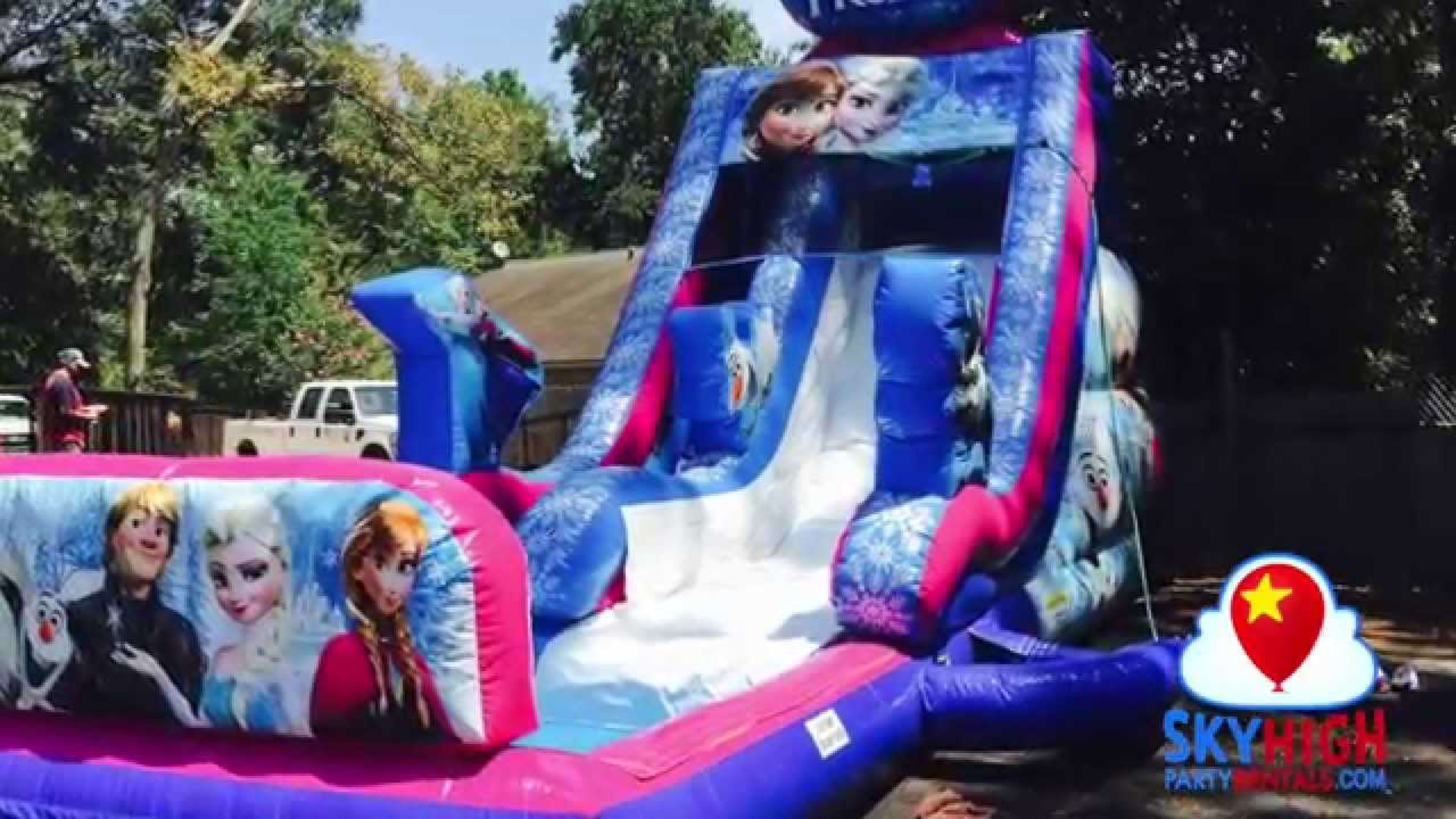 Frozen Slide with Pool (Dry/Wet) - Video