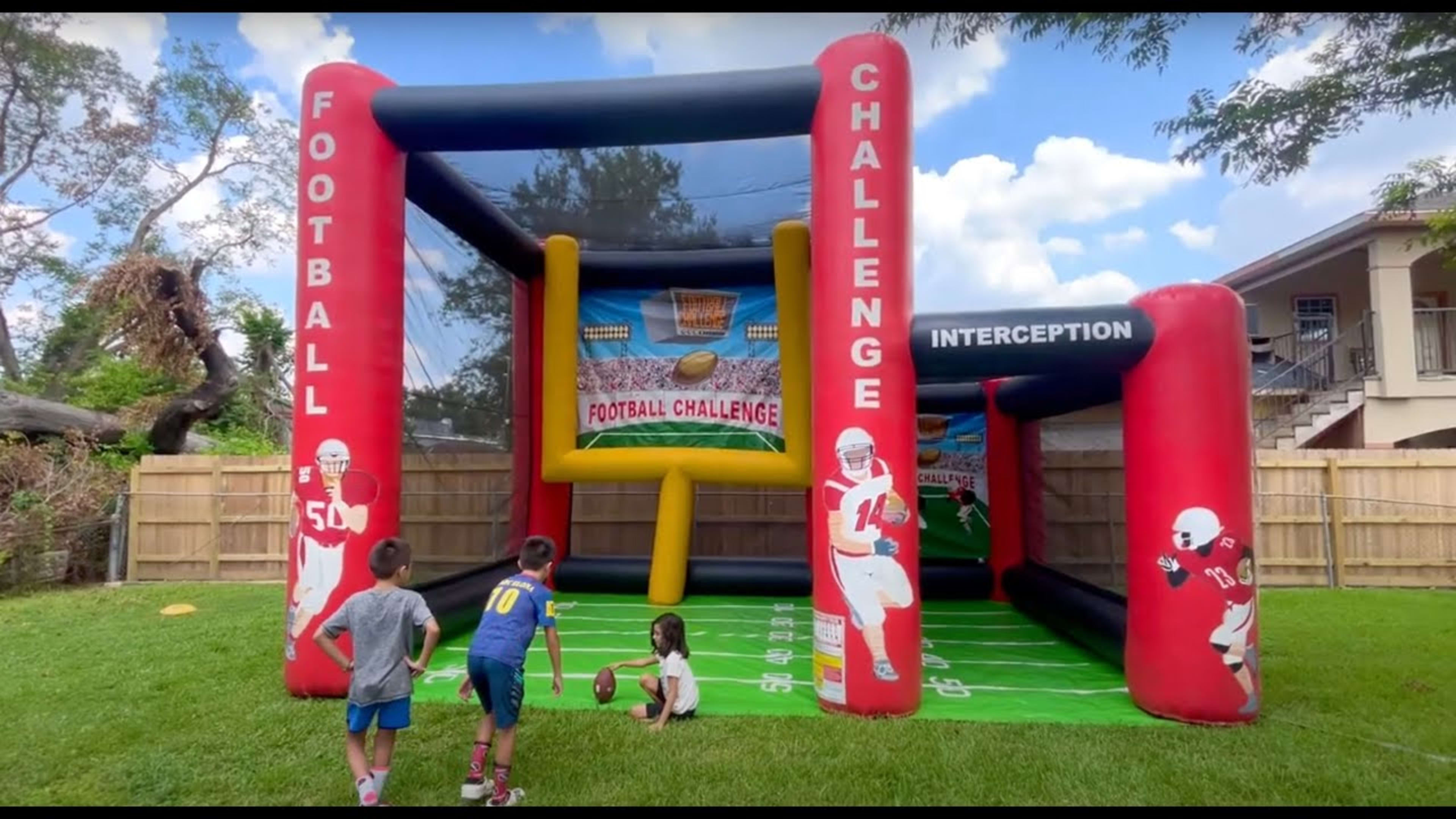Football Challenge Field Goal Inflatable - Video