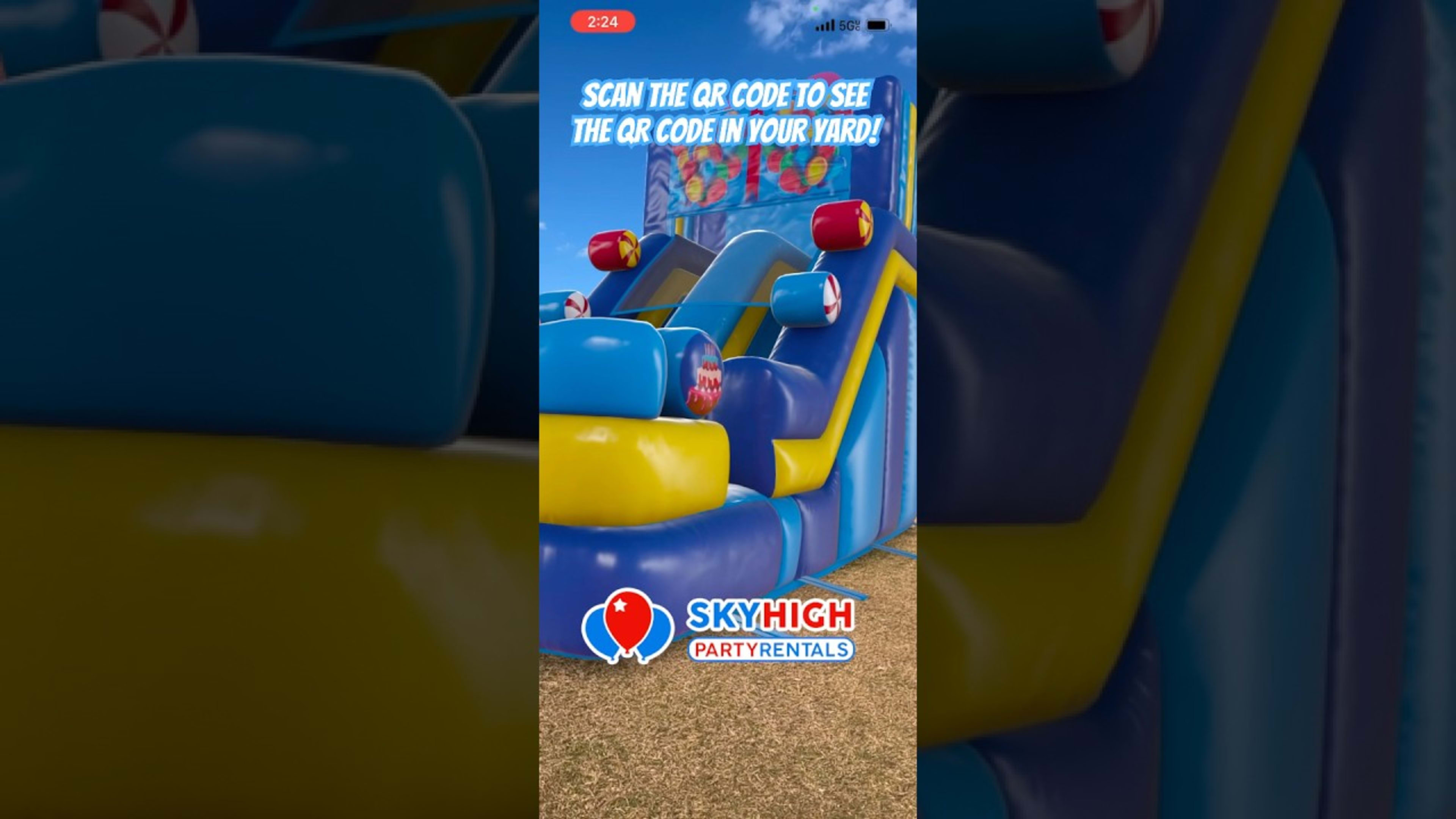 SkyHigh party rentals product featured video