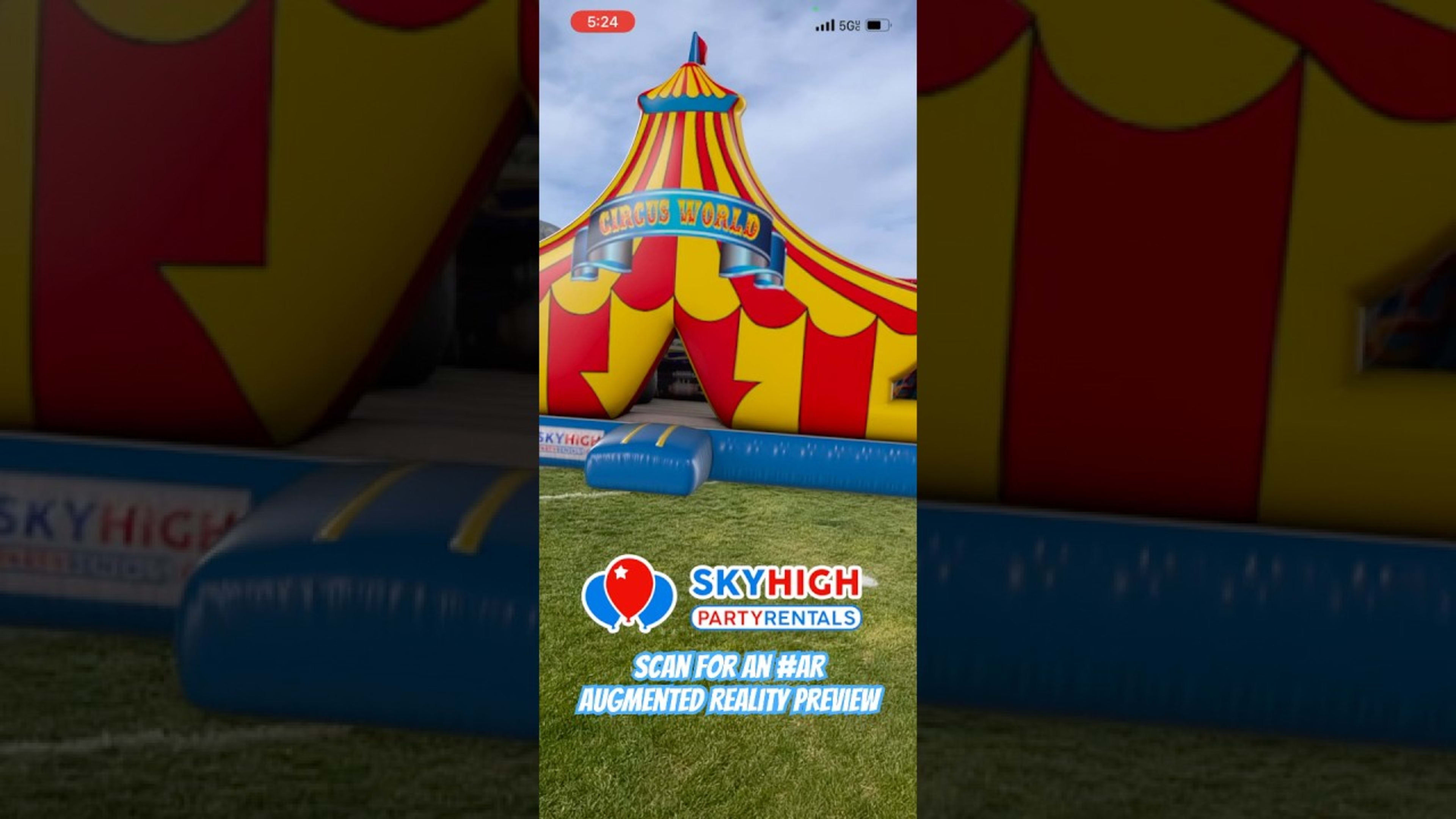 SkyHigh party rentals product featured video