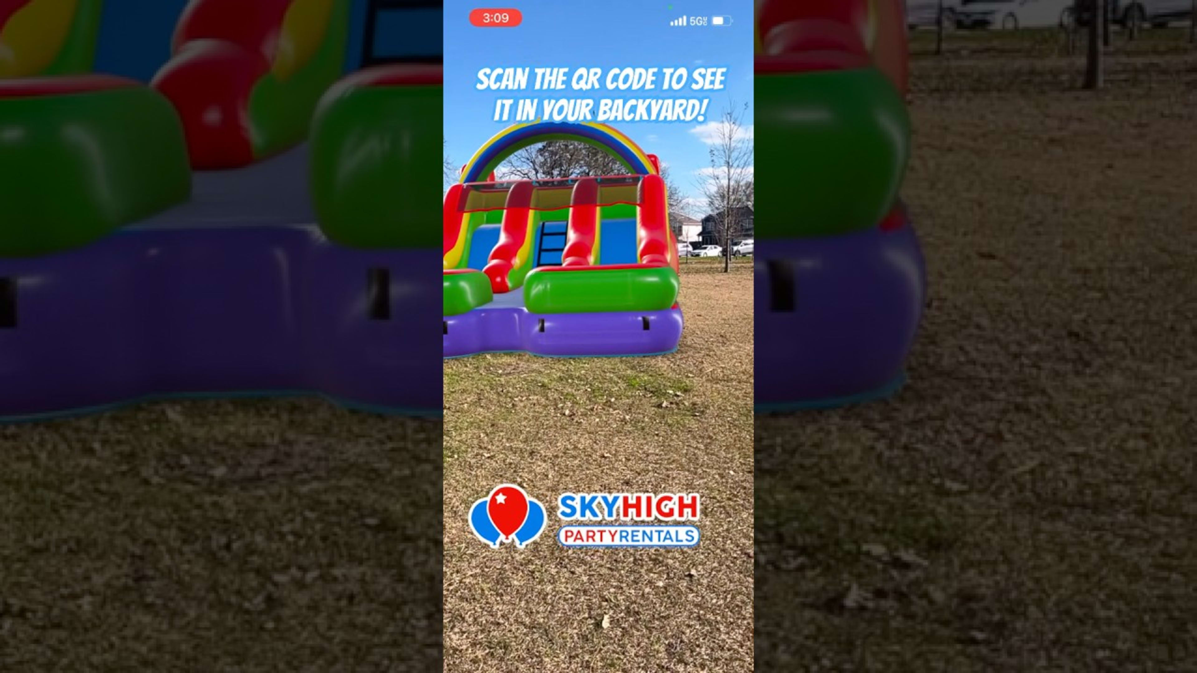 SkyHigh party rentals product featured video