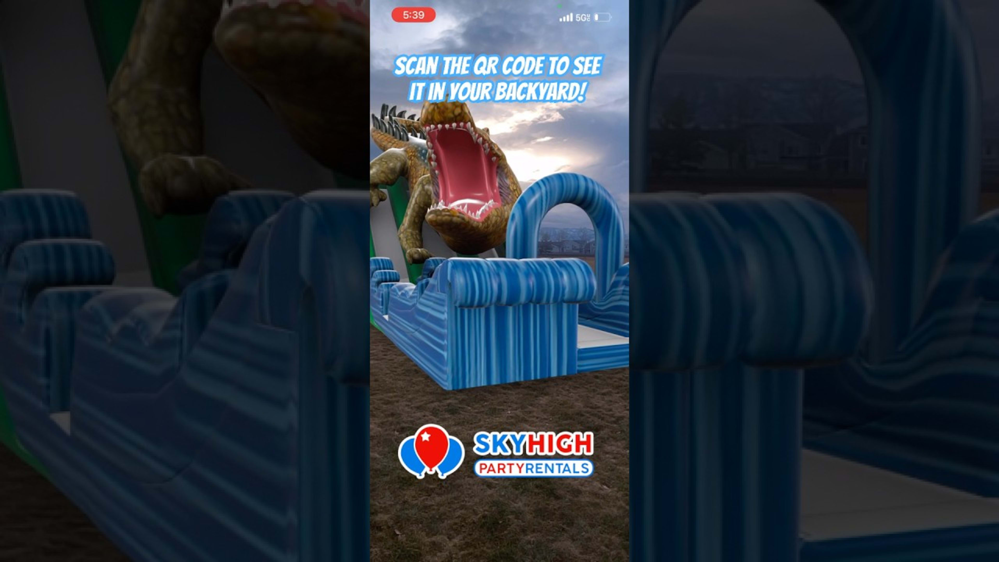 SkyHigh party rentals product featured video