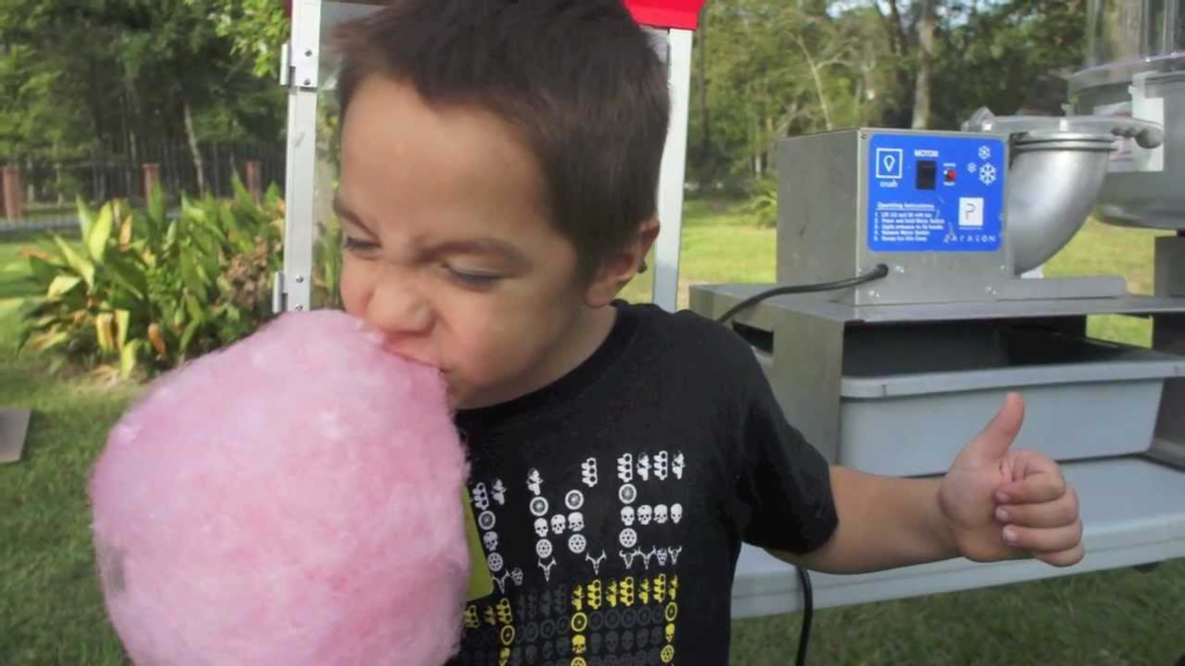 Snow Cone Machine, 2 Rectangle Tables & 12 Chairs Package - Video