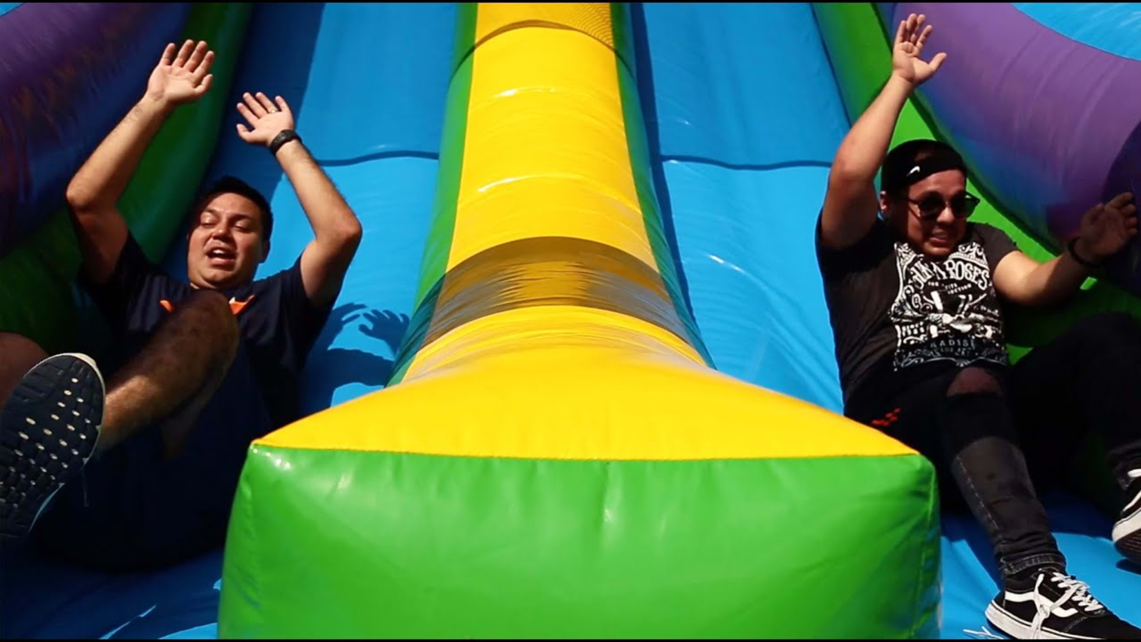 Retro Radical Obstacle & Rockwall Slide - Video