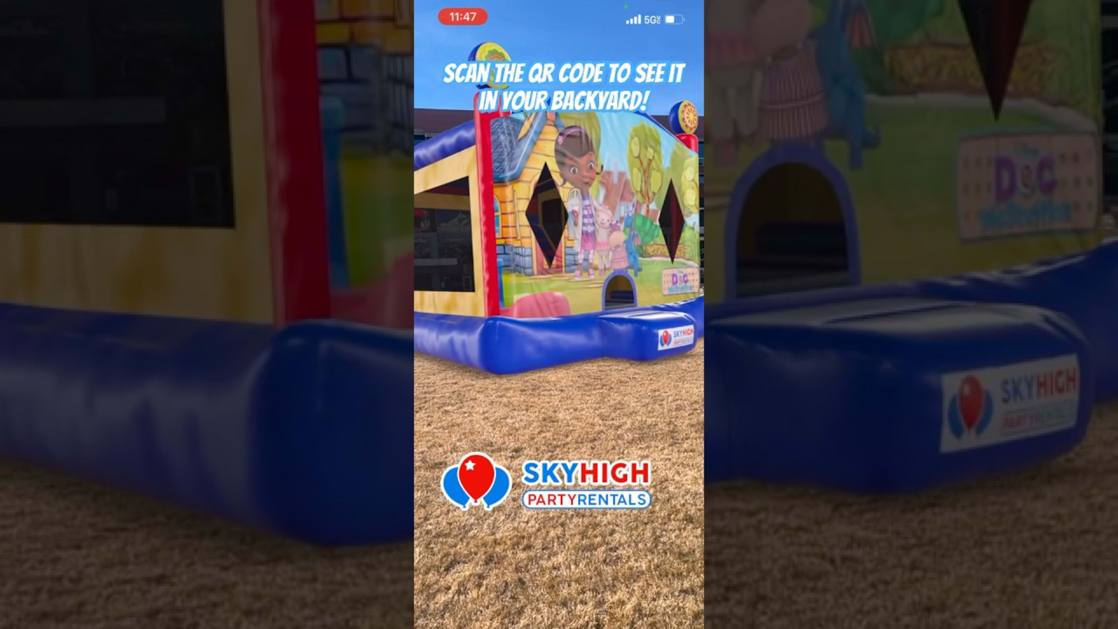 SkyHigh party rentals product featured video