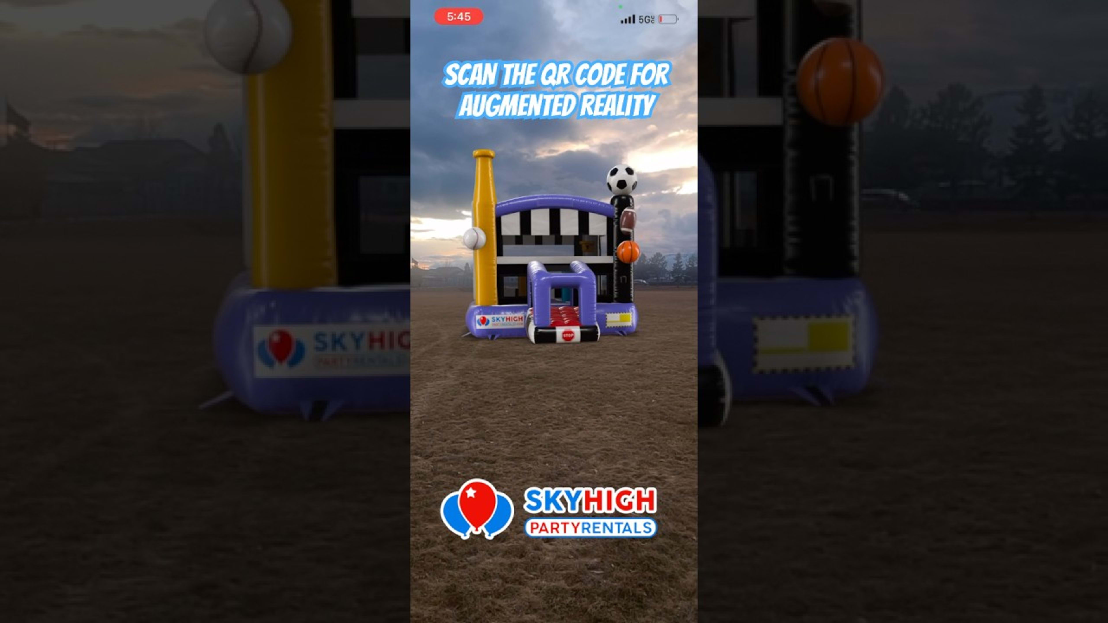 SkyHigh party rentals product featured video