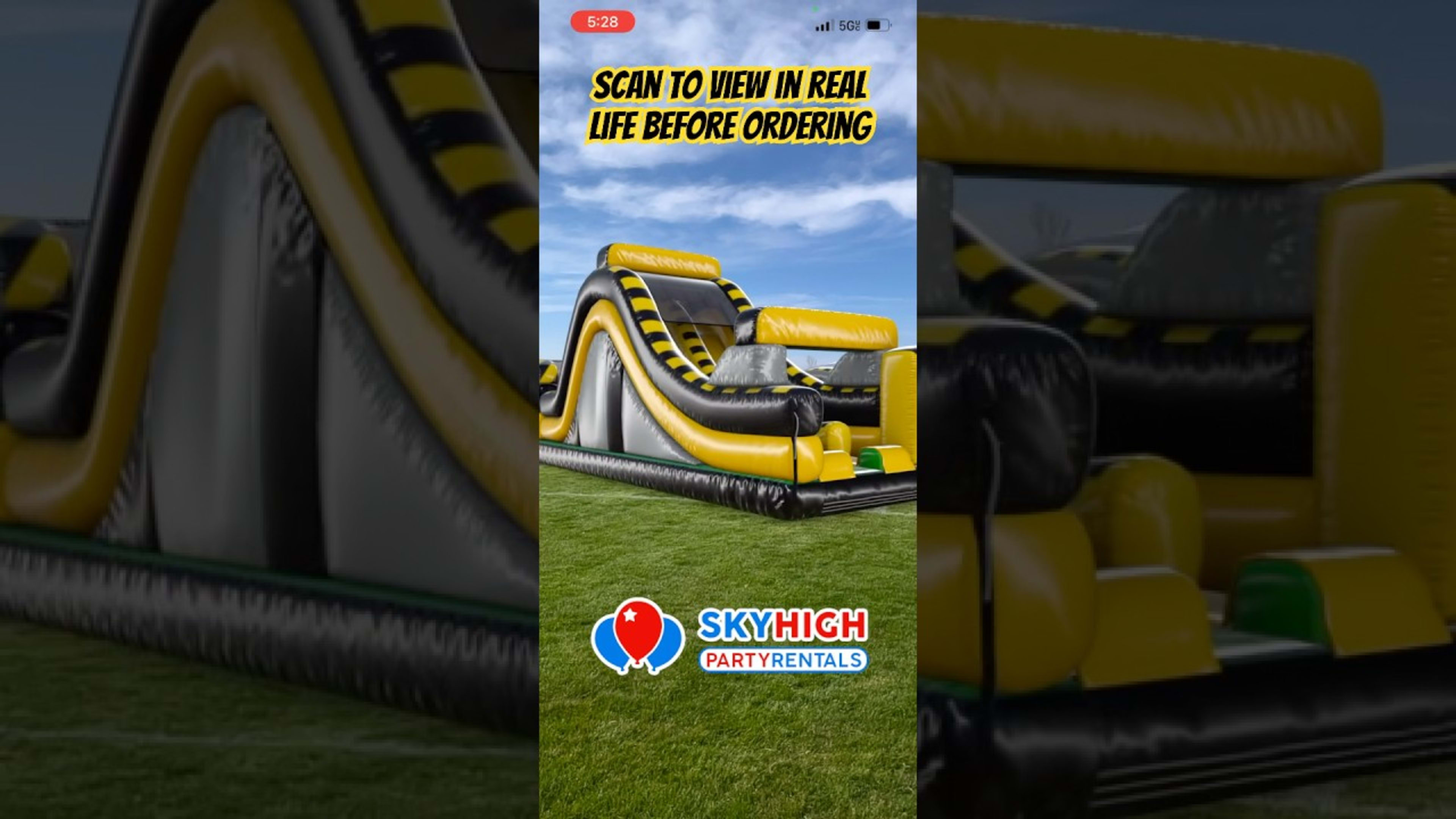 SkyHigh party rentals product featured video